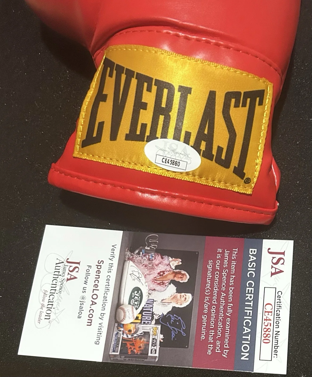 Dolph Lundgren — Dolph Lundgren SIGNED Red Everlast Glove JSA COA Ivan Drago ROCKY IV, image 2