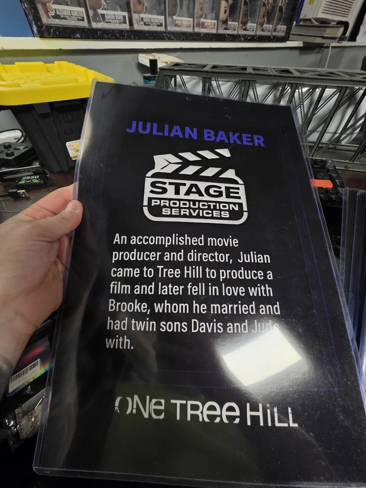chad michael murray — One Tree Hill Austin Nichols Signed 12x18 Trading Card Autographed Julian Baker, изображение 2