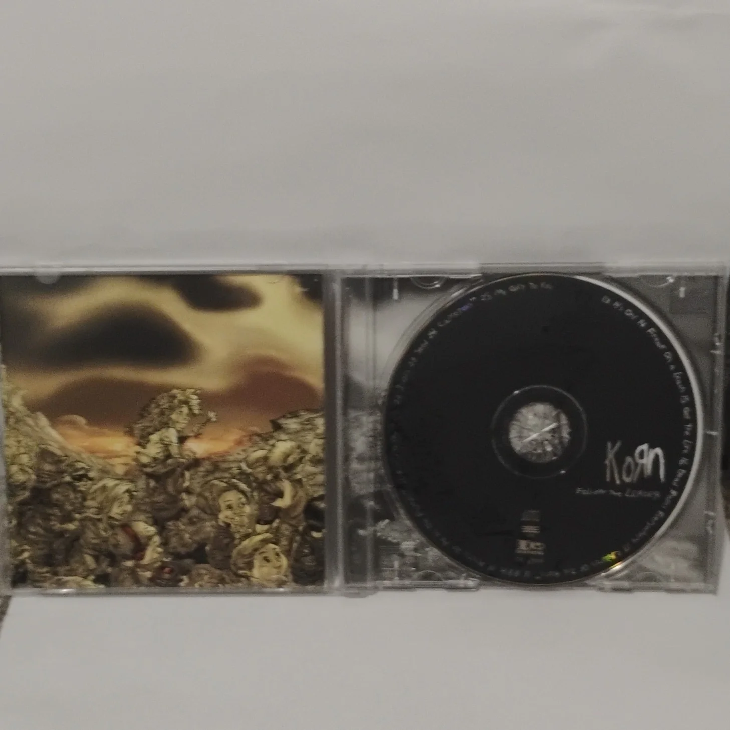 RARE SIGNED BY HEAD Korn Follow The Lead CD Nu Metal Alt Metal Limp Bizkit, изображение 4