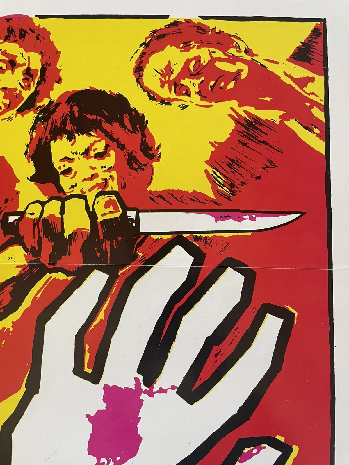 Last House on the Left Wes Craven Pre Cert vhs Interest Film Poster Original, изображение 3