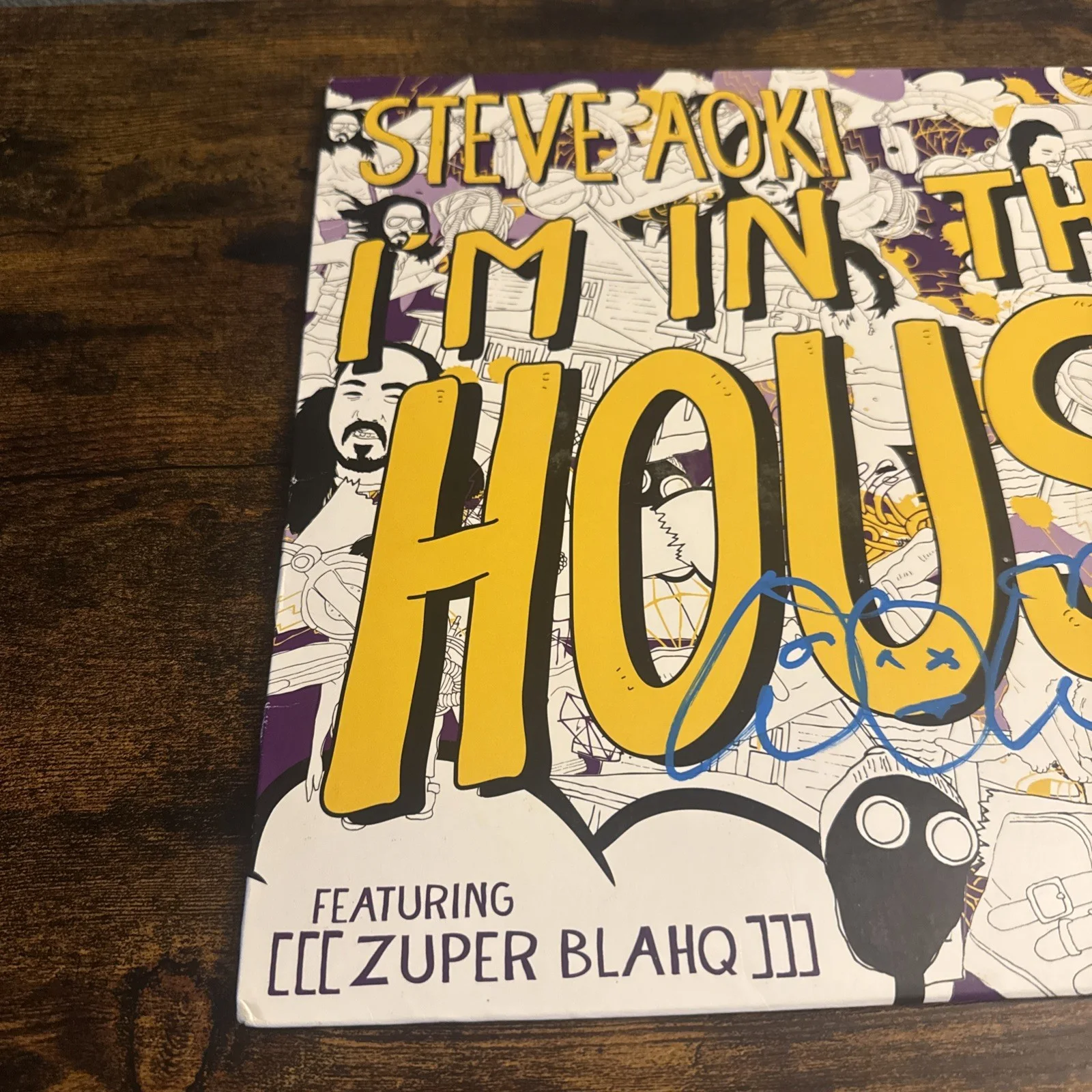 Steve Aoki Signed Autographed I’m In The House Vinyl Ep Beckett Coa Rare, image 4