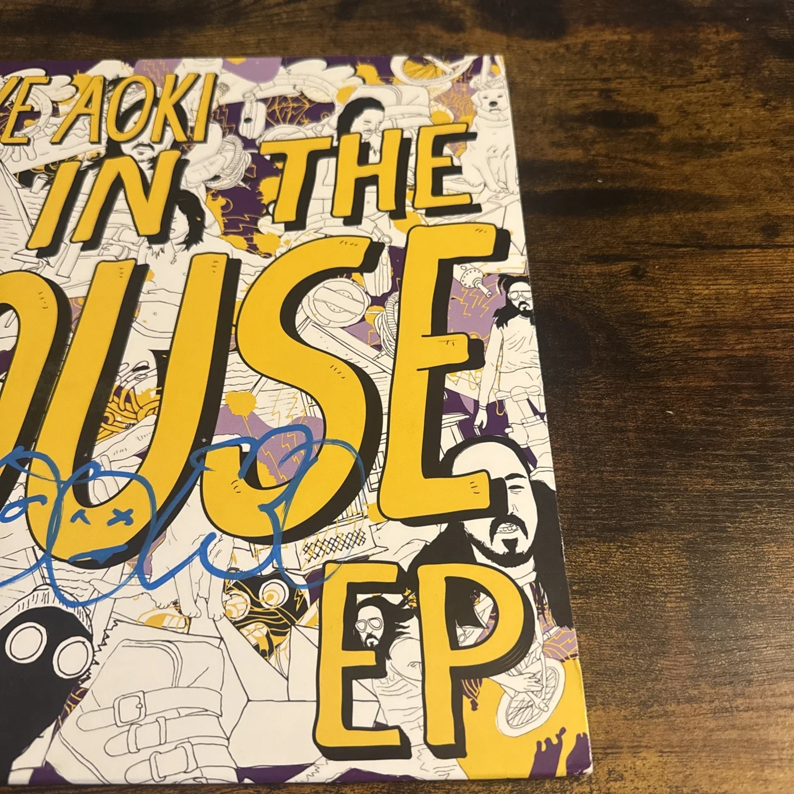 Steve Aoki Signed Autographed I’m In The House Vinyl Ep Beckett Coa Rare, image 5