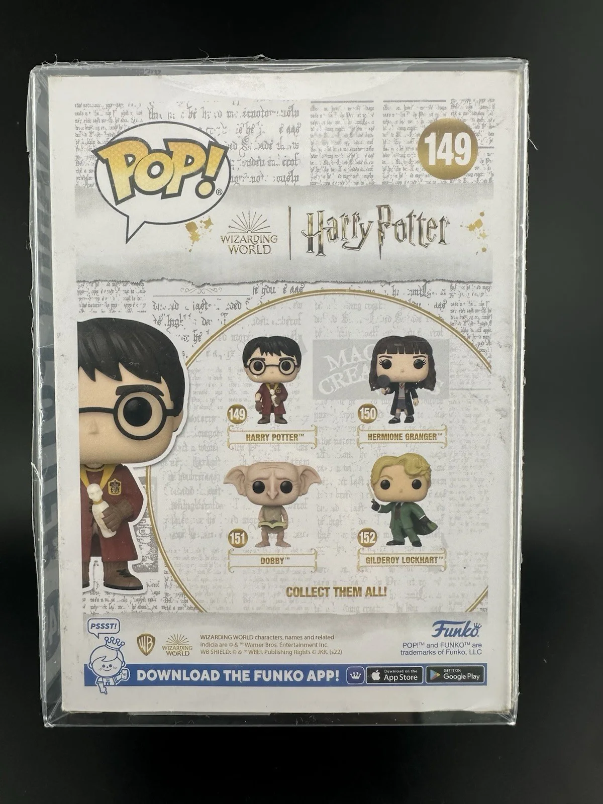 Daniel Radcliffe — Daniel Radcliffe Signed Harry Potter Funko Pop 149 Autographed JSA COA Authentic, image 5