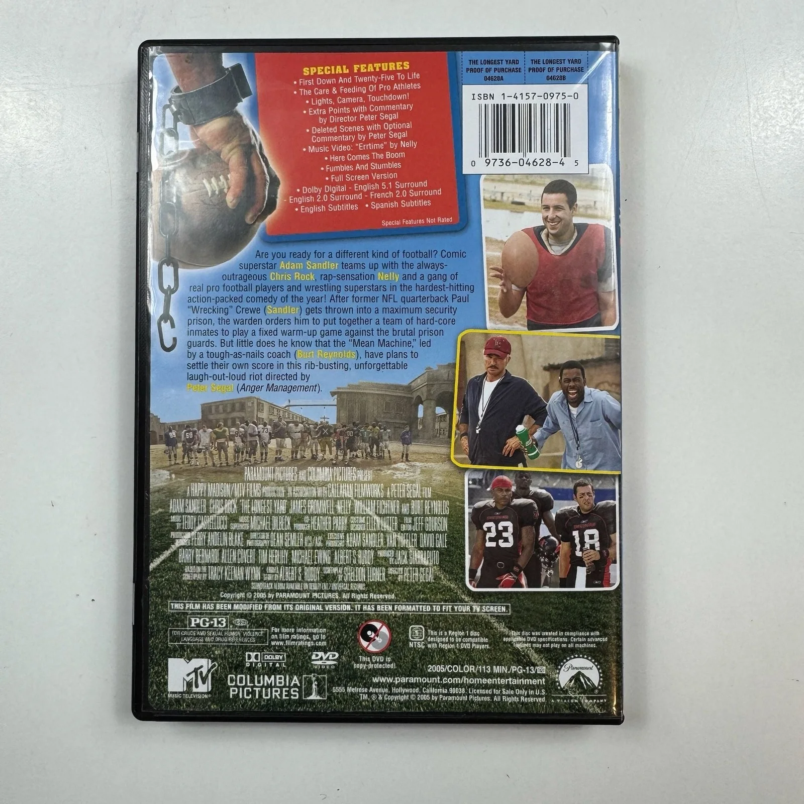 Adam Sandler Comedy DVD Collection 9-Movie Lot - Happy Gilmore, Big Daddy, The W, изображение 3