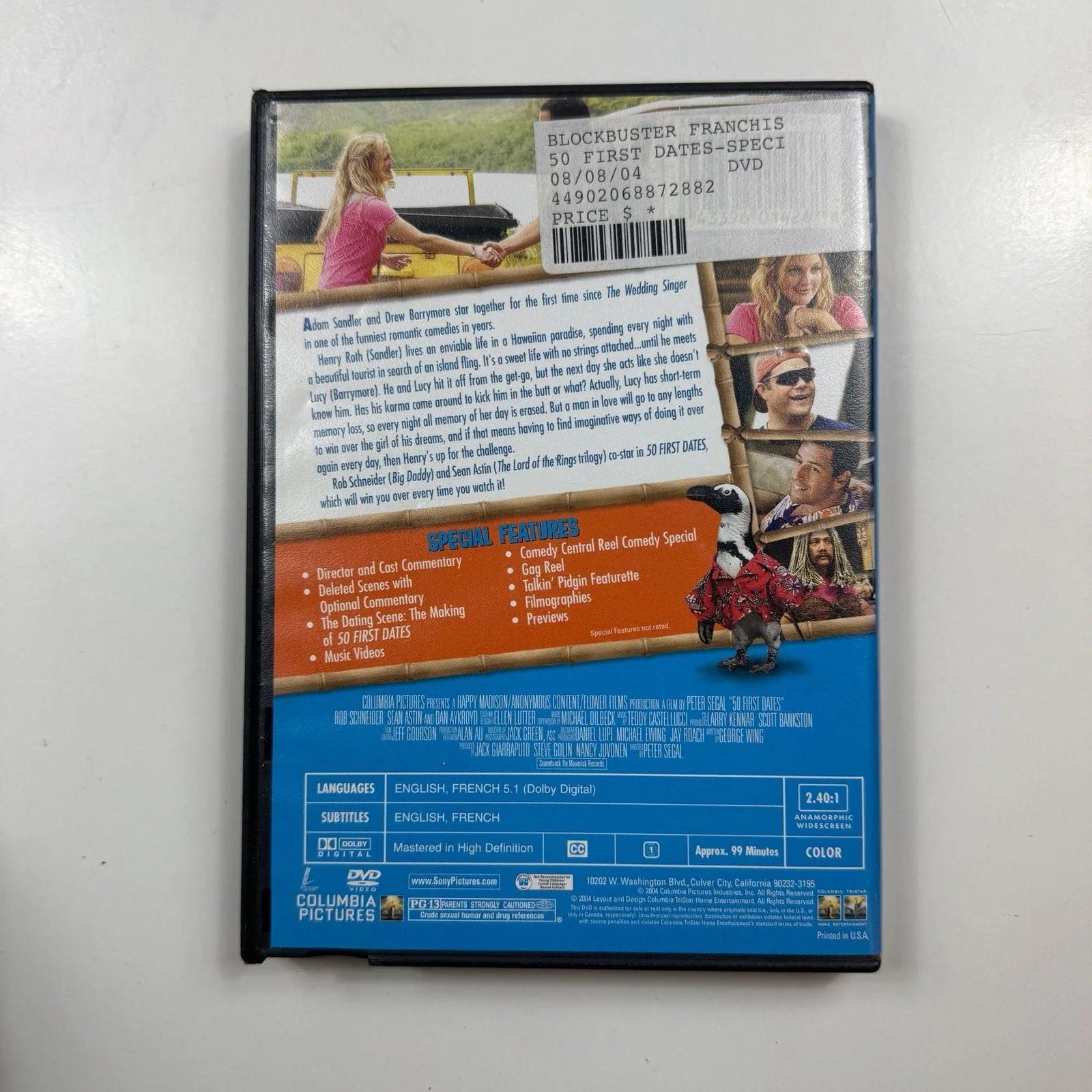 Adam Sandler Comedy DVD Collection 9-Movie Lot - Happy Gilmore, Big Daddy, The W, изображение 5