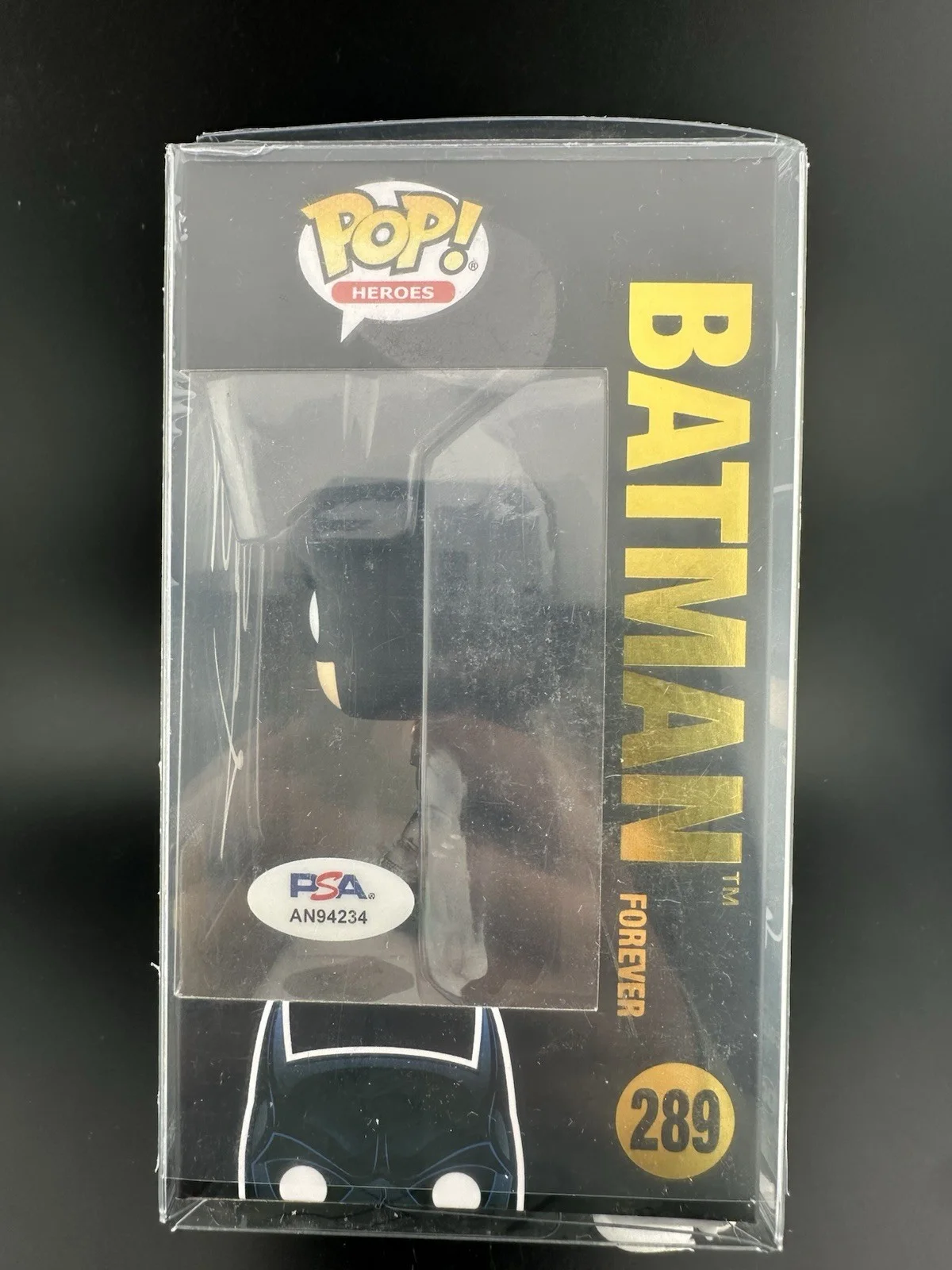 Christian Bale — Christian Bale Signed Batman Funko POP! #289 Autograph Dark Knight PSA DNA, изображение 3