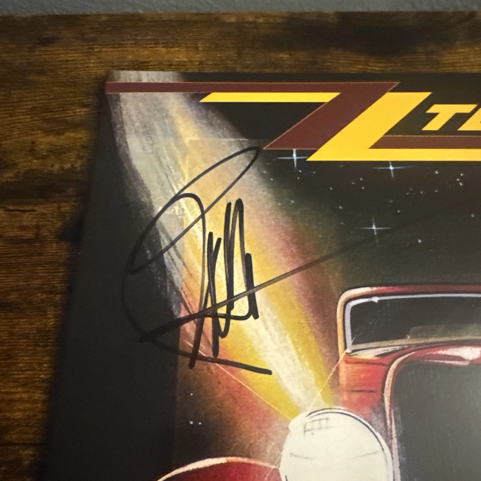 Billy Gibbons Signed Autographed Vinyl LP "Eliminator" ZZ Top Beckett Coa, изображение 3