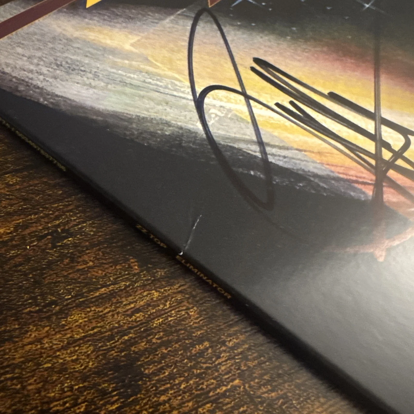 Billy Gibbons Signed Autographed Vinyl LP "Eliminator" ZZ Top Beckett Coa, изображение 4