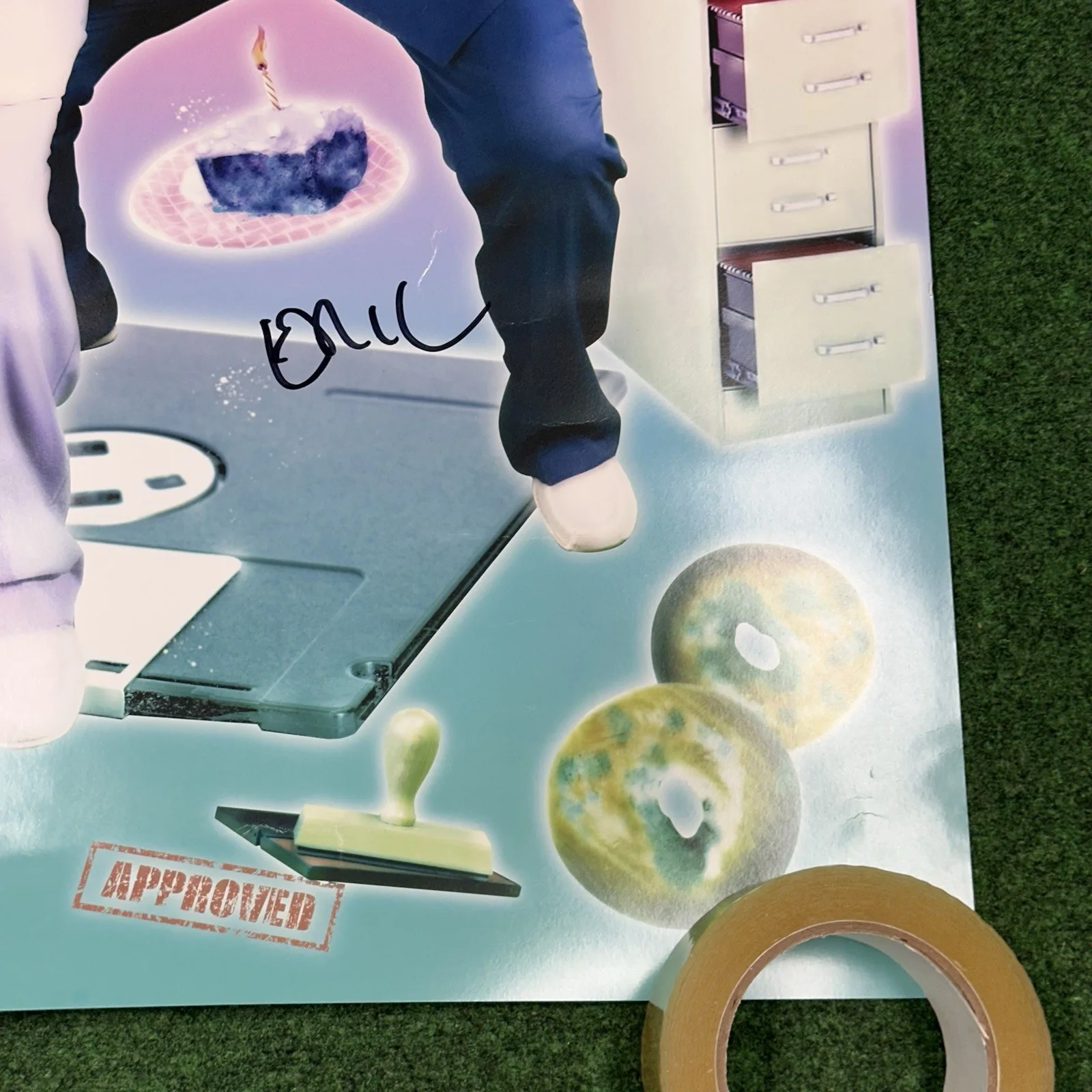 SIGNED Tim & Eric 2020 Mandatory Attendance World Tour VIP Q&A Poster, изображение 5