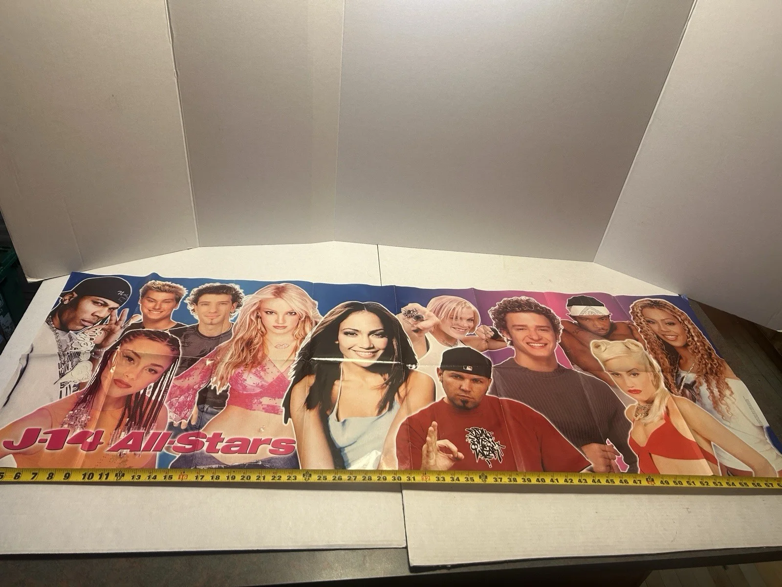 *NSYNC POSTER PRINTED AUTOGRAPHS Britney Spears Justin Timberlake Beyonce !!, image 2