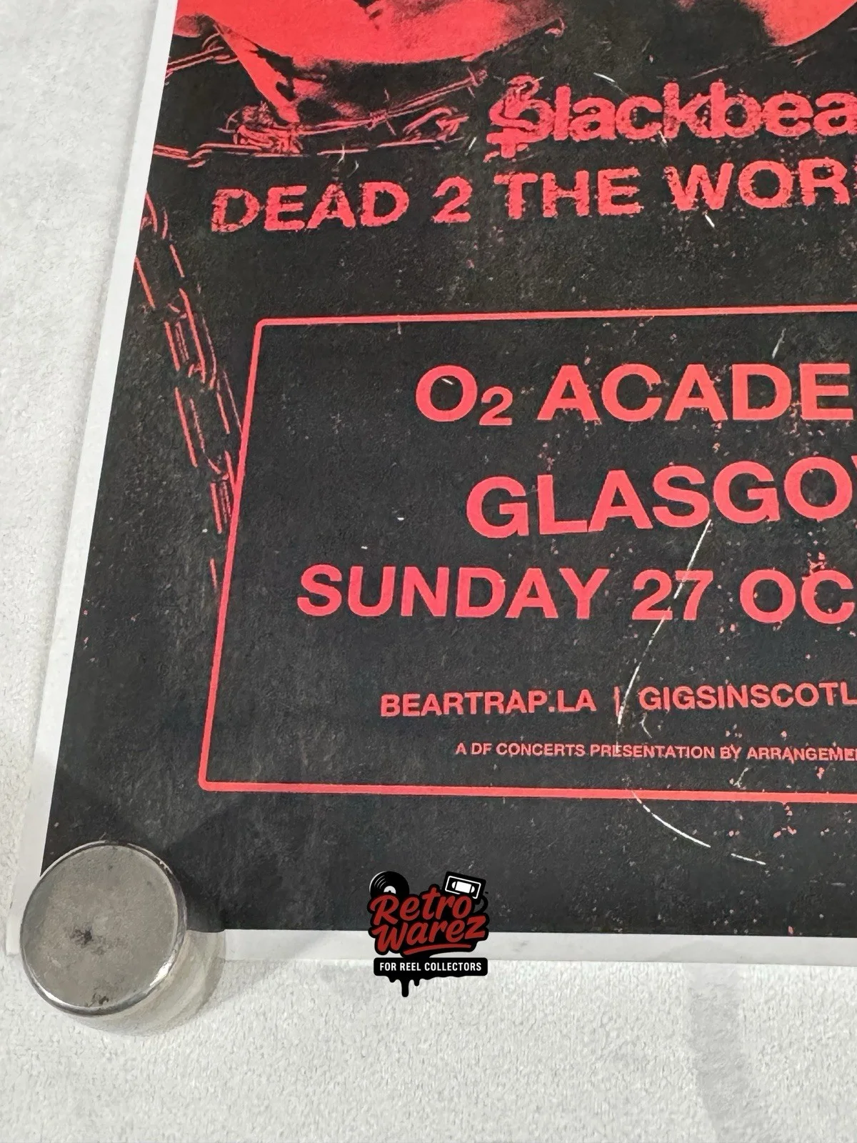 Blackbear Dead 2 The World Concert Tour Poster 11.75x16.5” 2019 Rap Hiphop Live, изображение 2