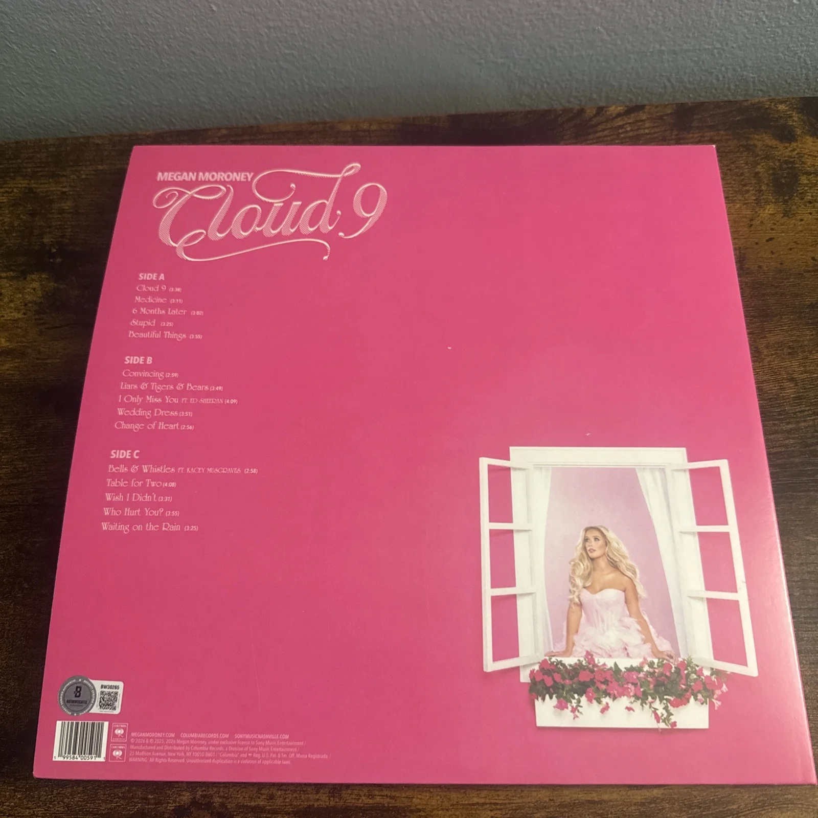 Megan Moroney - Cloud 9: Signed Autographed Vinyl Record Beckett Coa, image 5
