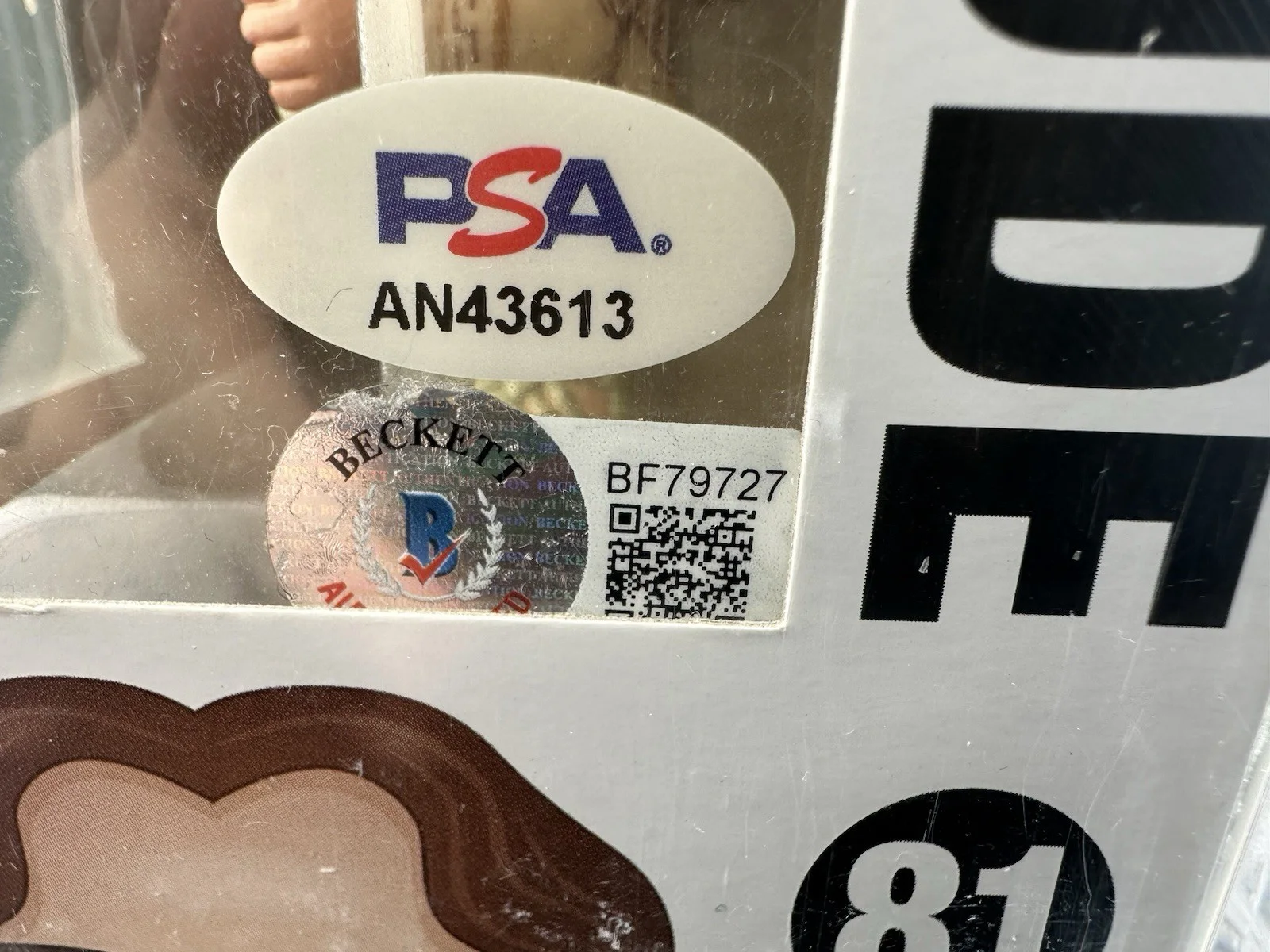 Jeff Bridges Signed Autographed Funko Pop #81 The Dude PSA/DNA Beckett Dual Auth, image 3