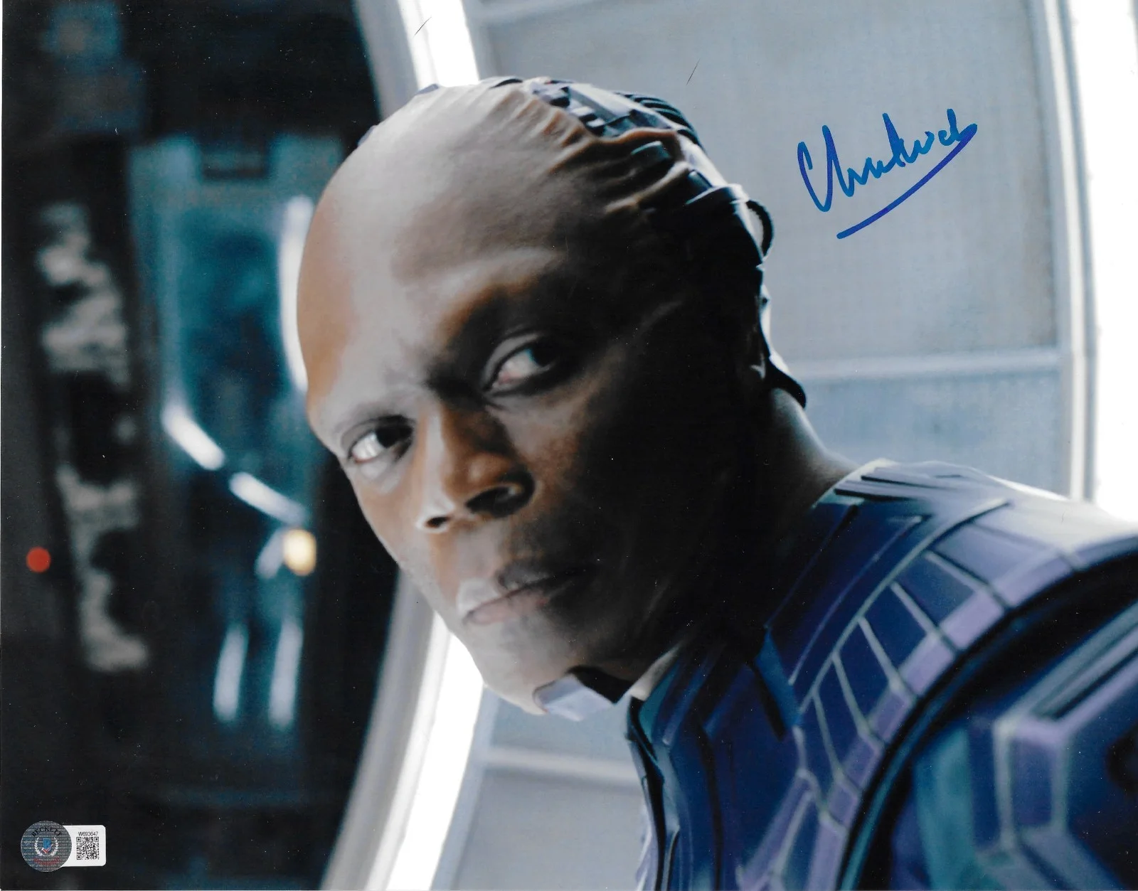 Chukwudi Iwuji — Chukwudi Iwuji Signed 11x14 Photo Marvel Beckett BAS Witnessed