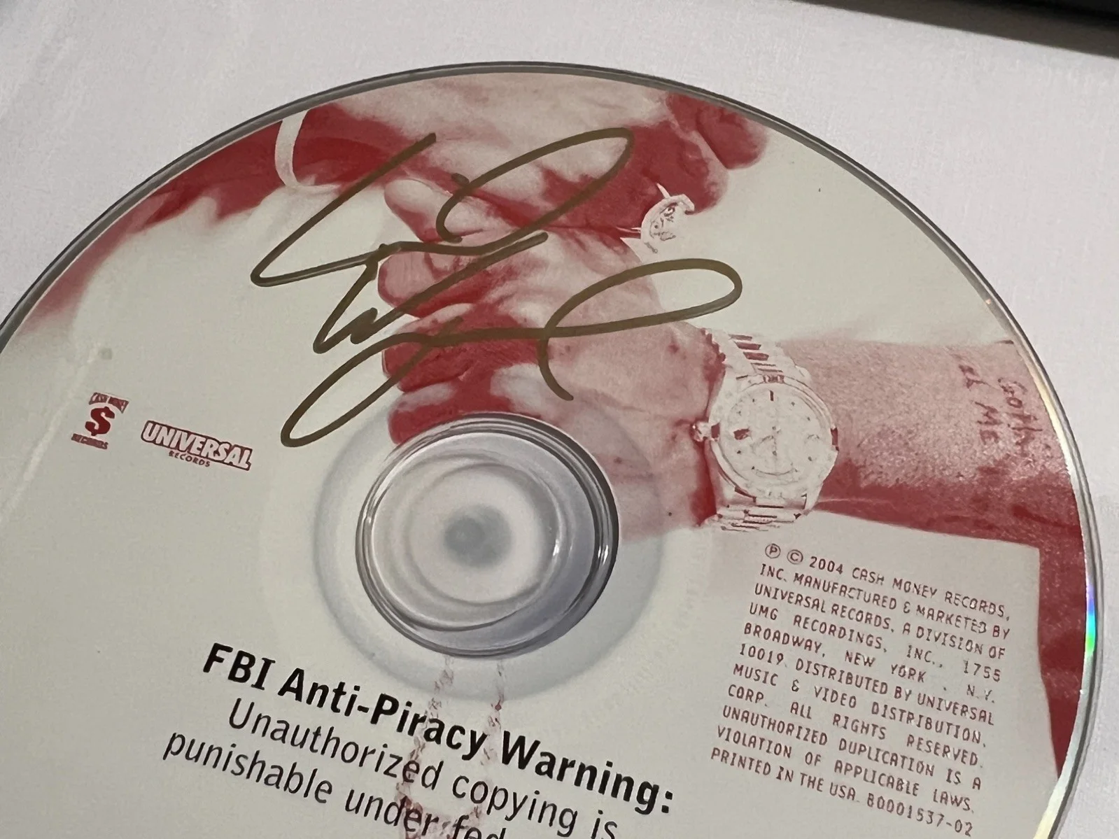 LIL WAYNE "THA CARTER” SIGNED FRAMED AUTOGRAPHED CD COVER *EXACT PROOF w/ COA, image 3
