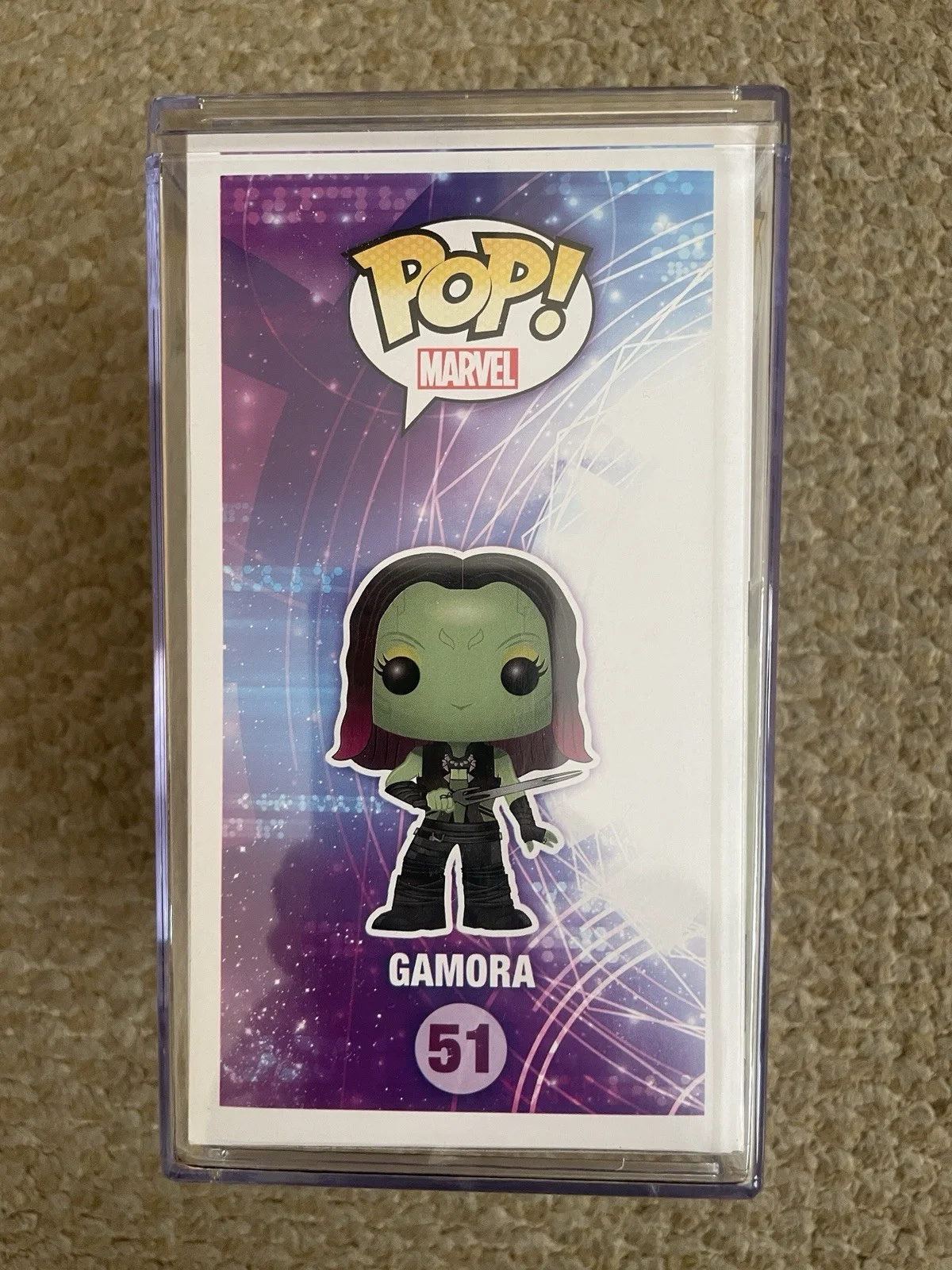 Zoe Saldana — Fanatics Zoe Saldana Guardians of the Galaxy Autographed Gamora #51 Funko Pop!, изображение 5