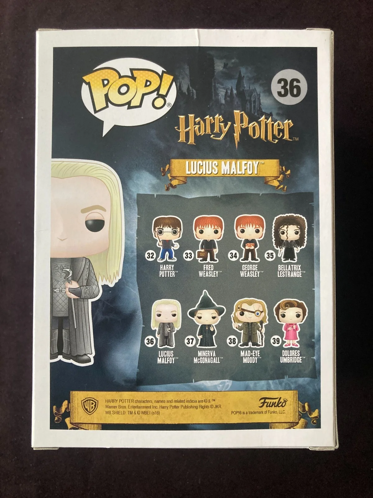 Jason Isaacs — Jason Isaacs Lucius Malfoy signed autographed Funko Pop #36 w/ case JSA, изображение 5
