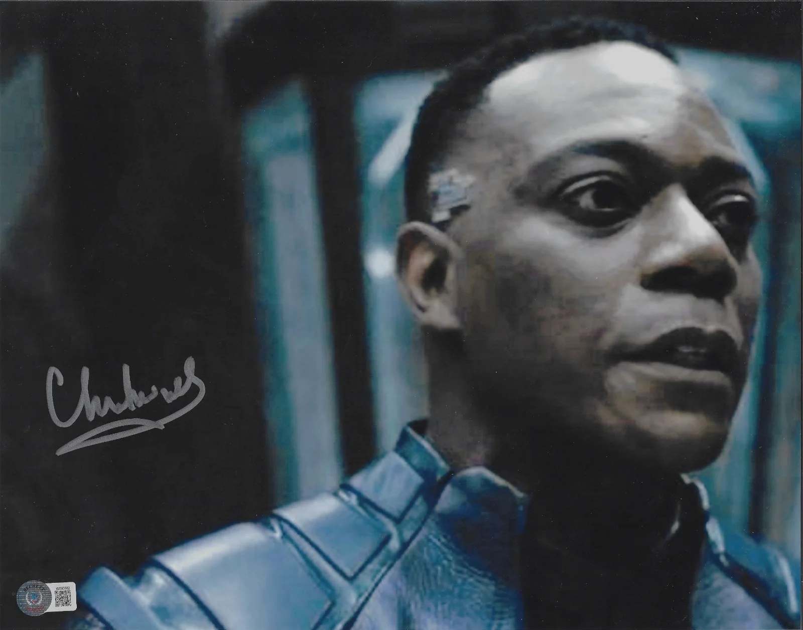 Chukwudi Iwuji — Chukwudi Iwuji Signed 11x14 Photo Marvel Beckett BAS Witnessed