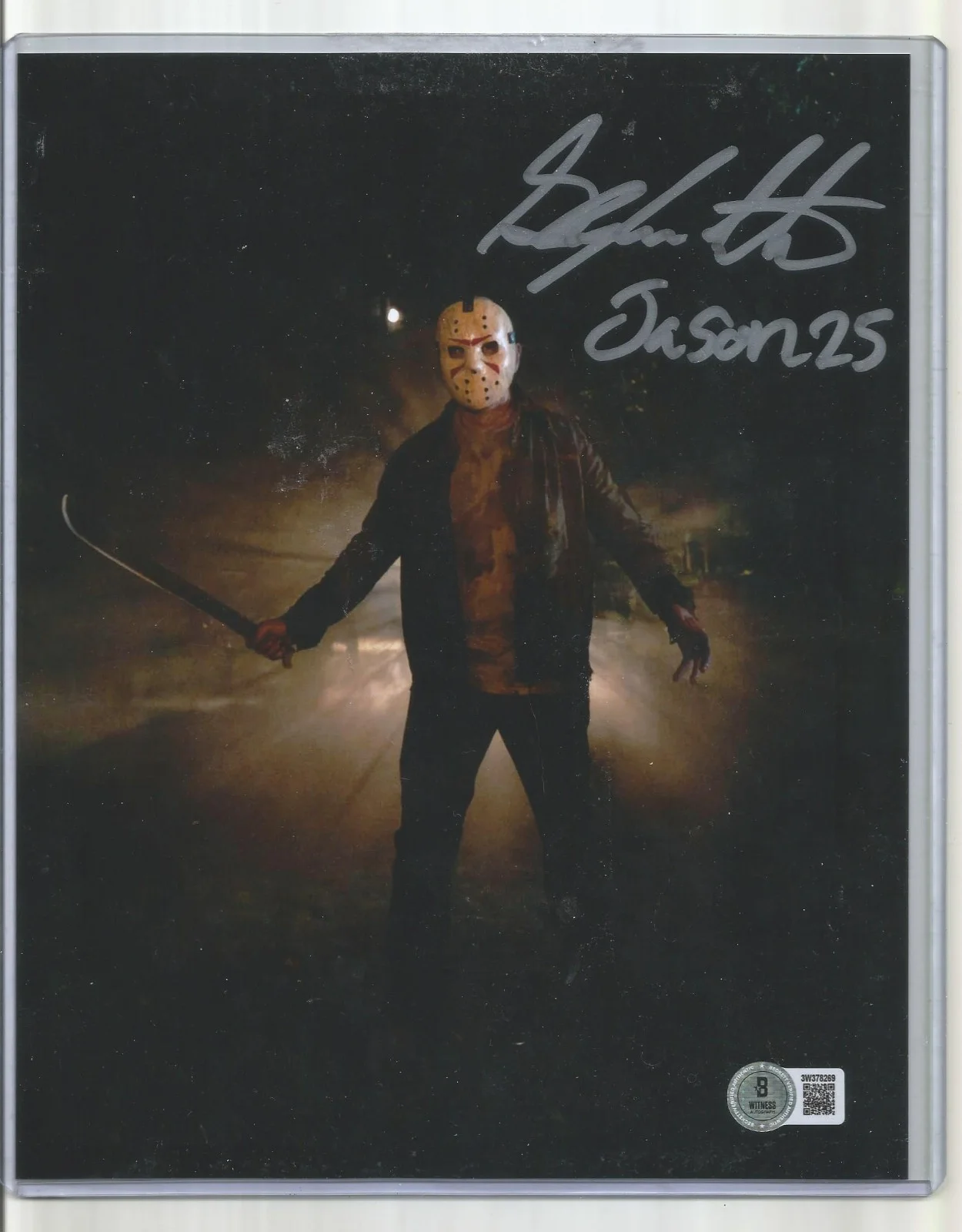 SCHUYLER WHITE — SCHUYLER WHITE 8X10 AUTOGRAPH! JASON IN "SWEET REVENGE" BECKETT WITNESSED!!