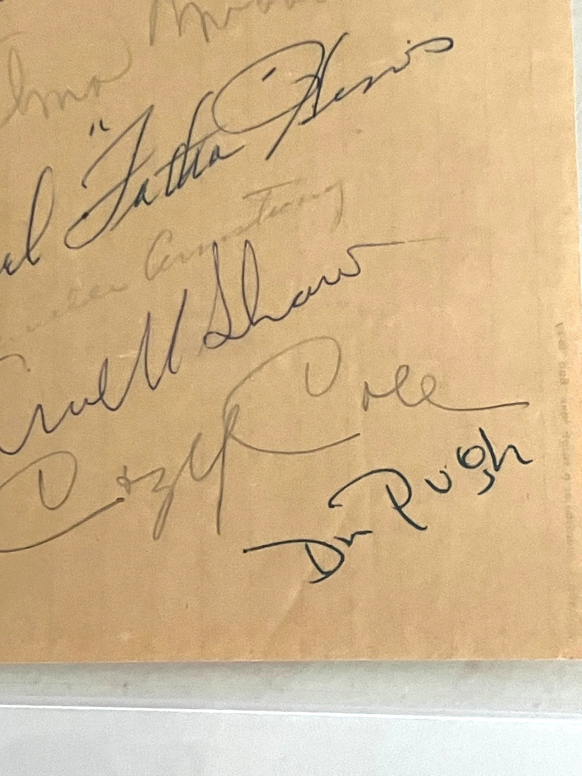 Louis Armstrong and All-Stars Band Signed Telegram Autographed PSA Authenticated, image 5