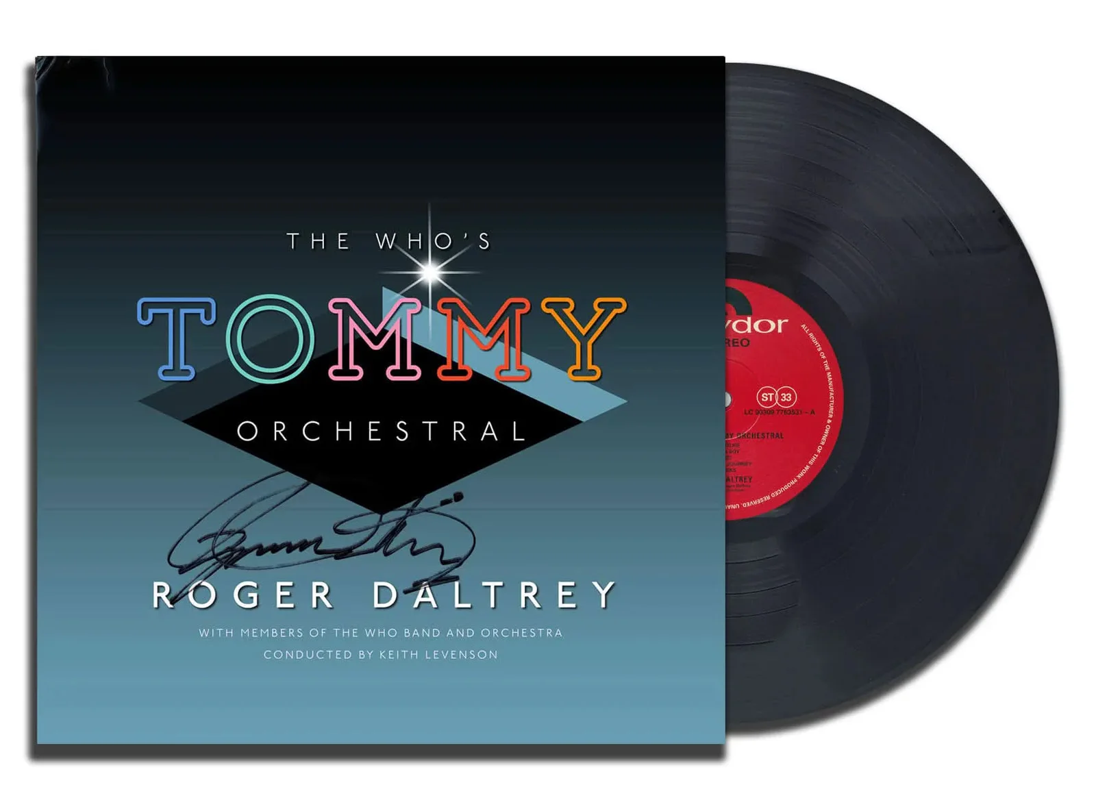 Roger Daltrey Signed The Who's TOMMY Autographed Vinyl Album LP, изображение 2