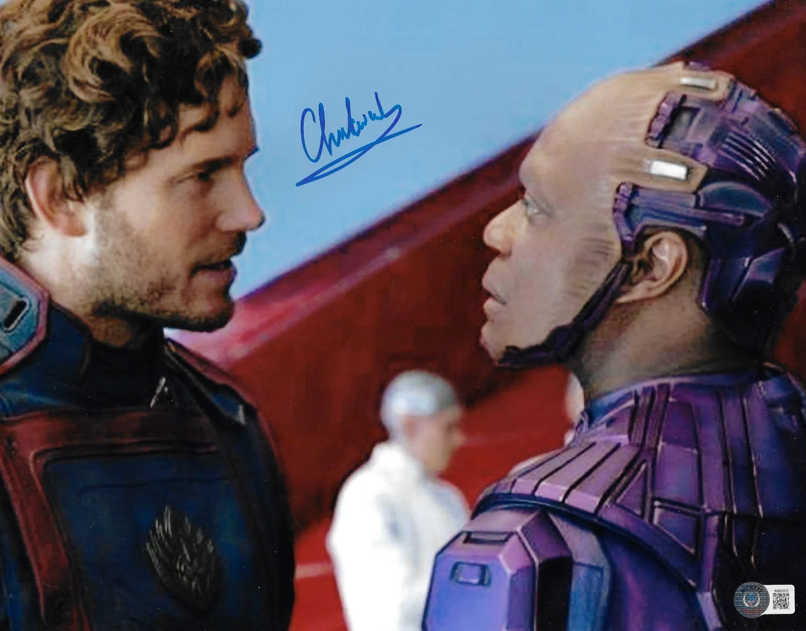 Chukwudi Iwuji — Chukwudi Iwuji Signed 11x14 Photo Marvel Beckett BAS Witnessed