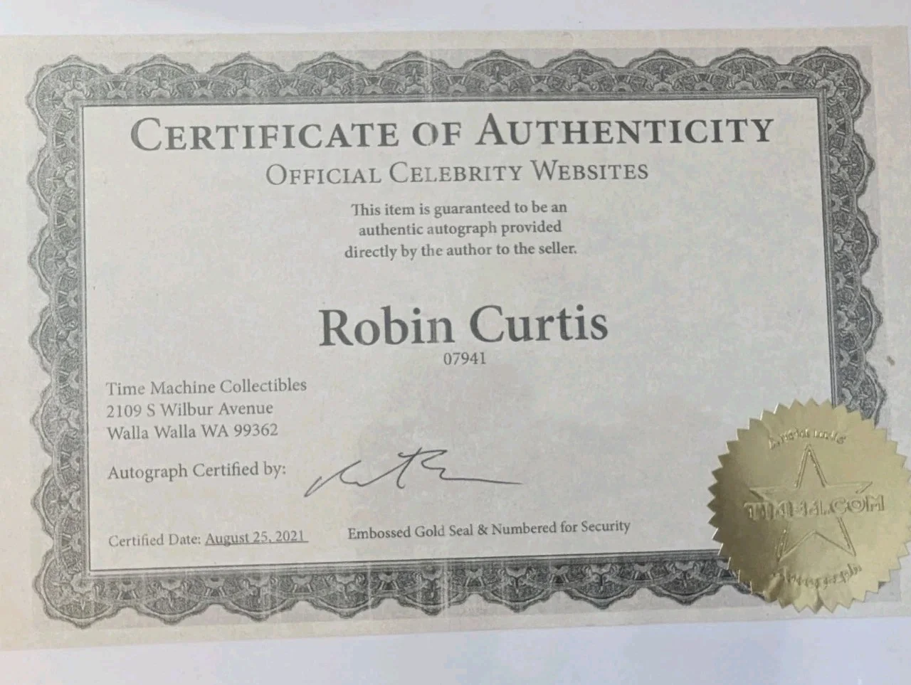 Robin Curtis — Star Trek IV: The Voyage Home Robin Curtis Signed Autograph Photo 8x10, изображение 2