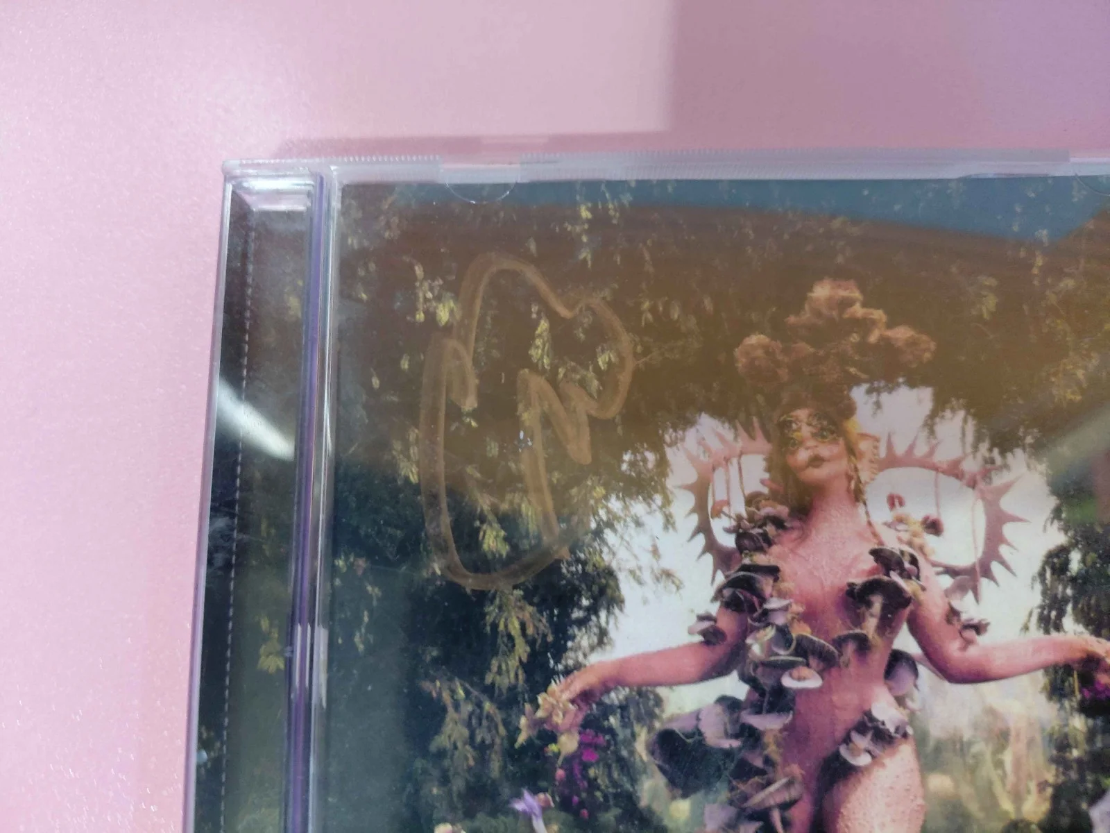 Melanie Martinez Signed Portals Cd (with butterfly confetti from portals concer), image 4