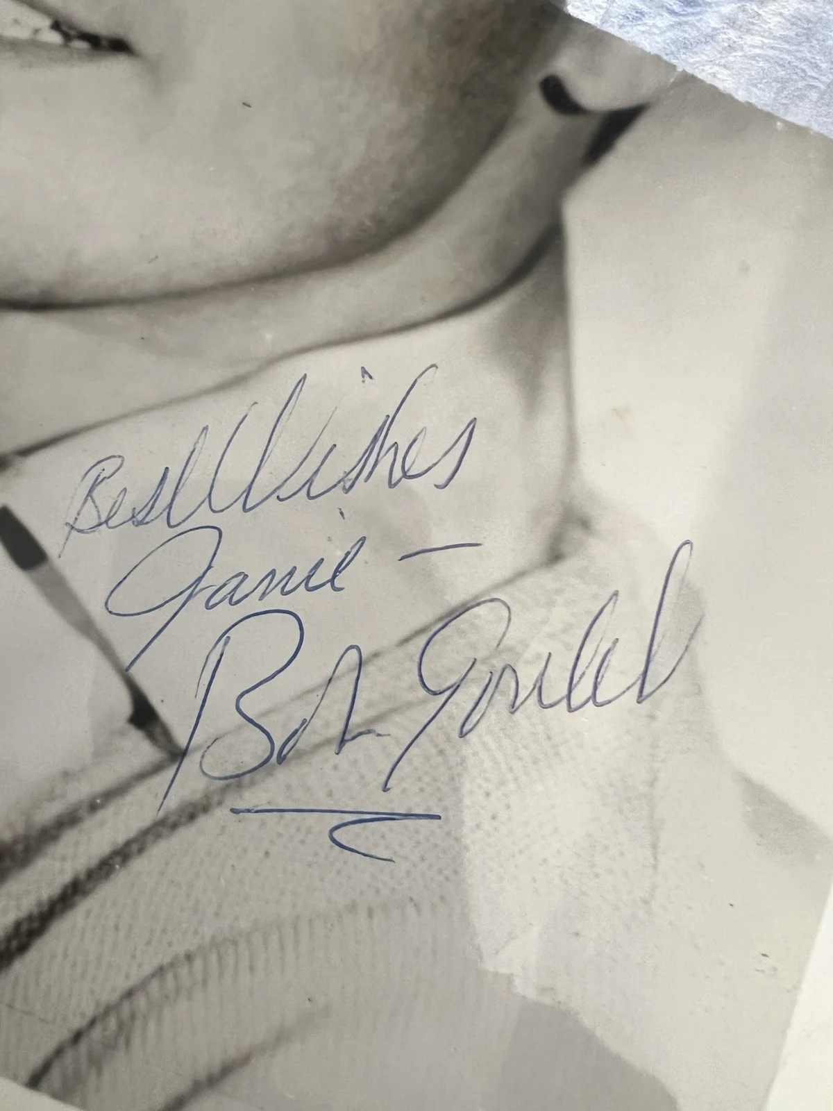 Robert Goulet & Carol Lawrence Signed Items Lot - 2 Goulet & 1 Lawrence, image 2