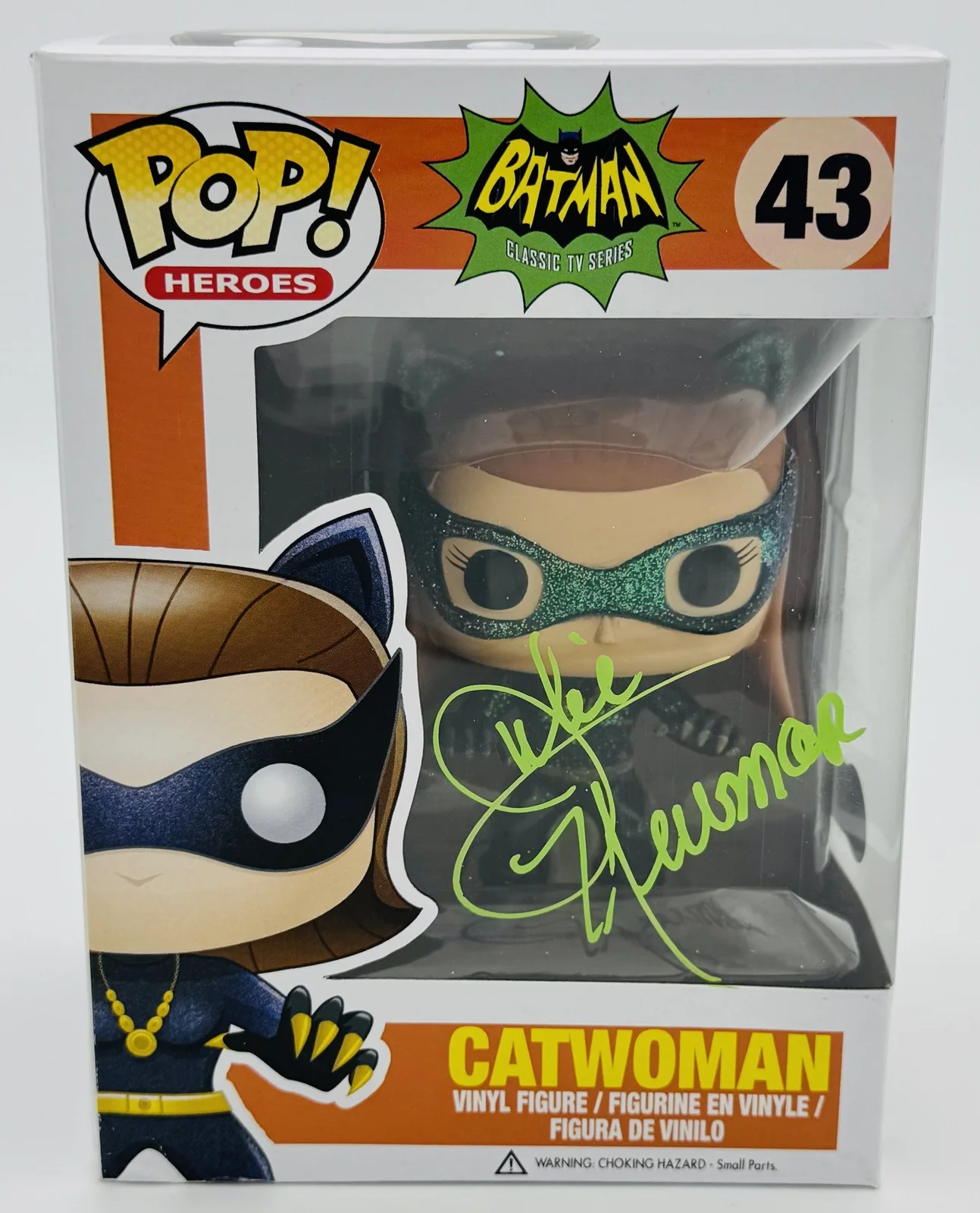Julie Newmar — Julie Newmar signed Catwomen Funko Pop 43 Batman 1966 Autograph BAS 04
