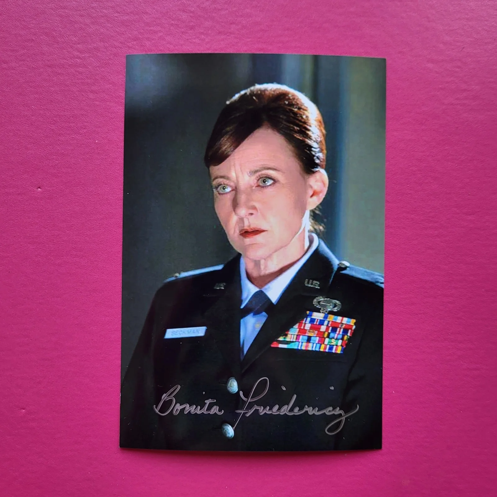 Bonita Friedericy — Bonita Friedericy Chuck Star Trek The Lords Of Salem Hand Signed 4x6 Autograph