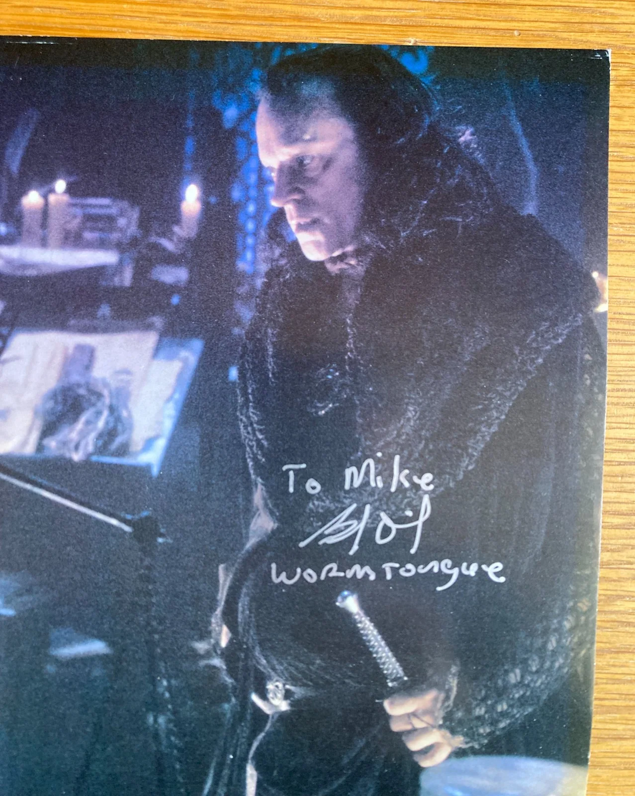 Brad Dourif — BRAD DOURIF GRIMA WORMTONGUE LORD OF THE RINGS SIGNED 8X10 CHRISTOPHER LEE!, изображение 2