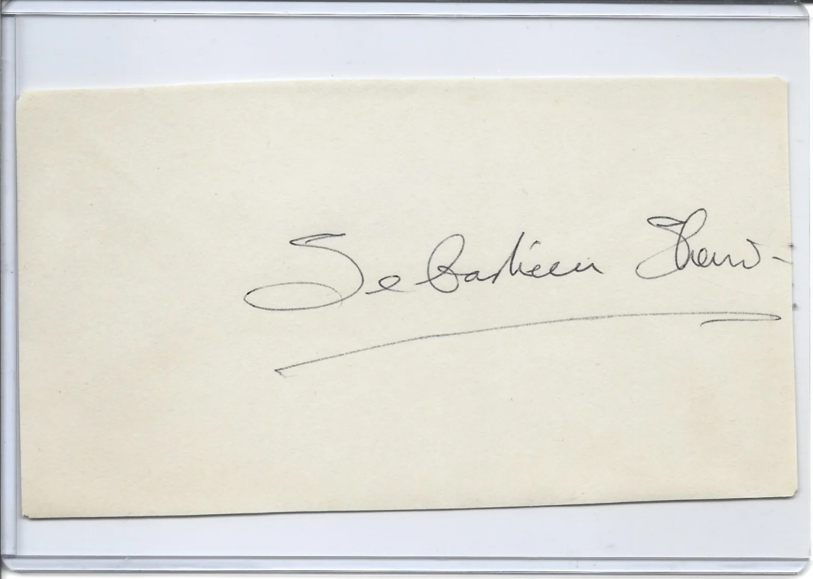 Sebastian Shaw — VERY RARE Star Wars Sebastian Shaw Signed in Black Pen Album Page Autograph, изображение 3