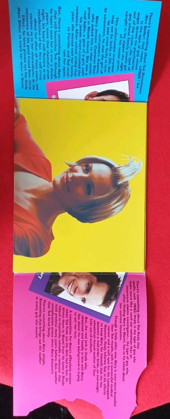 There’s Something About Mary Press Pack Movie Promo Cameron Diaz Ben Stiller, image 4