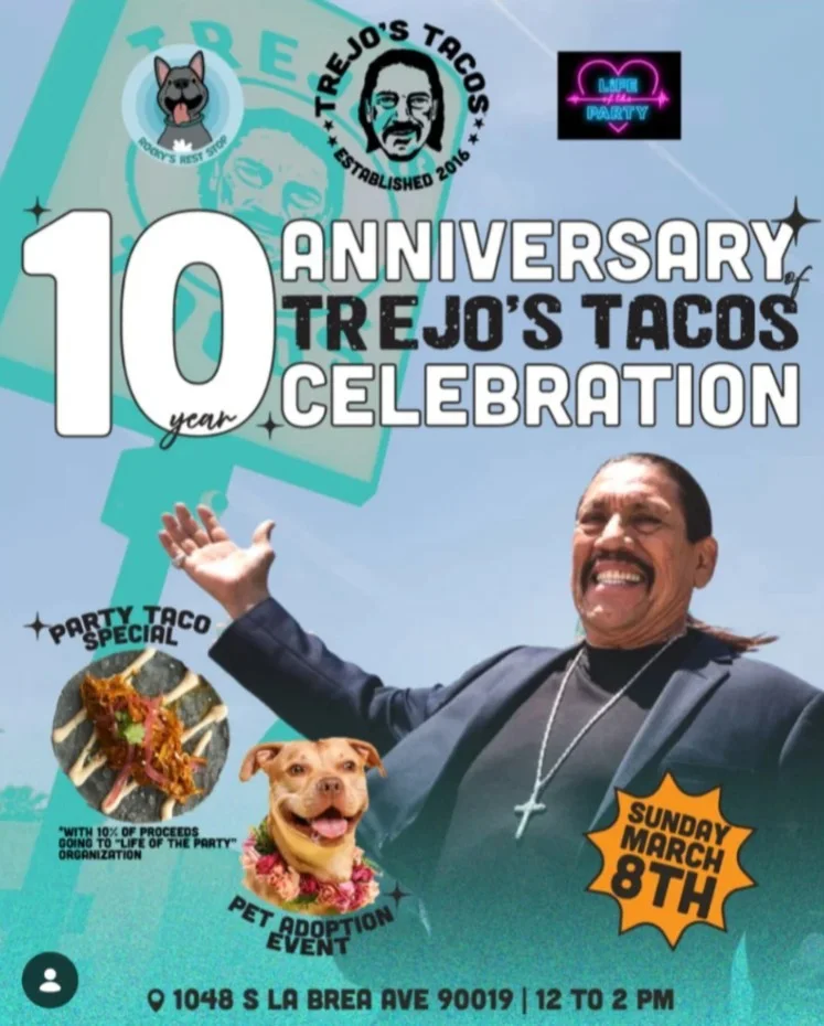 Danny Trejo signed 8x10 custom Press Photo, image 2
