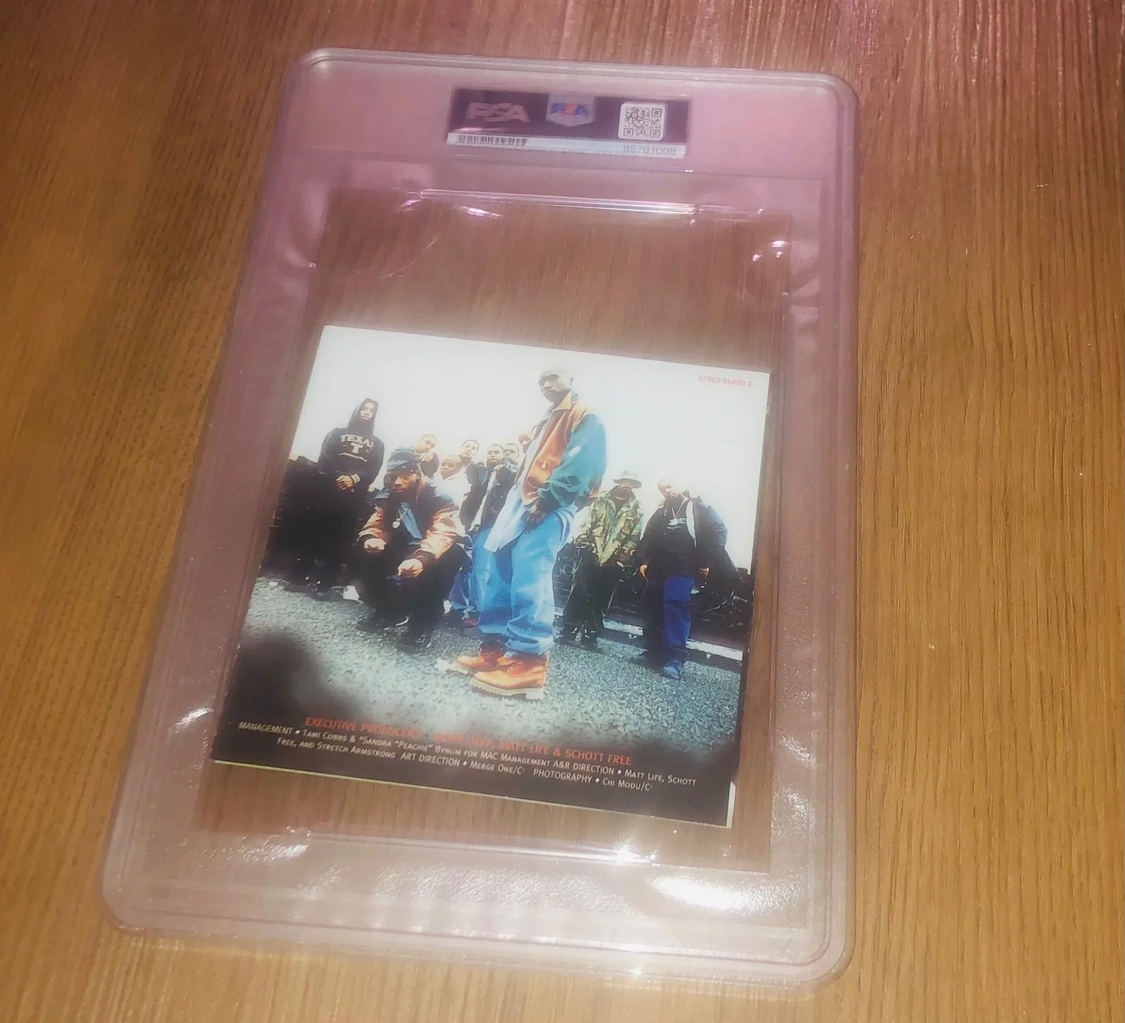 Havoc Mobb Deep The Infamous Signed CD Cover PSA Encapsulated RARE, image 2