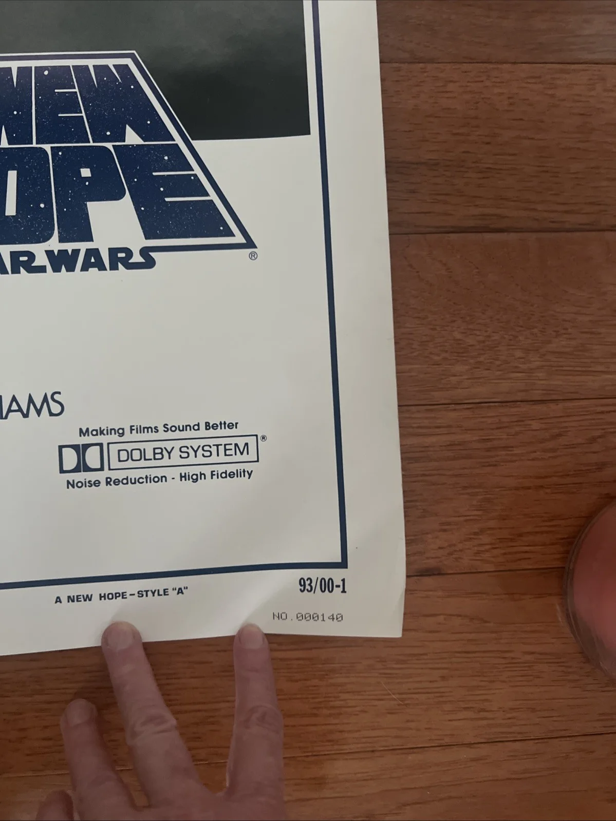 Star Wars: A New Hope Movie Poster Greg & Tim Hildebrandt Signed Rolled COA, изображение 5