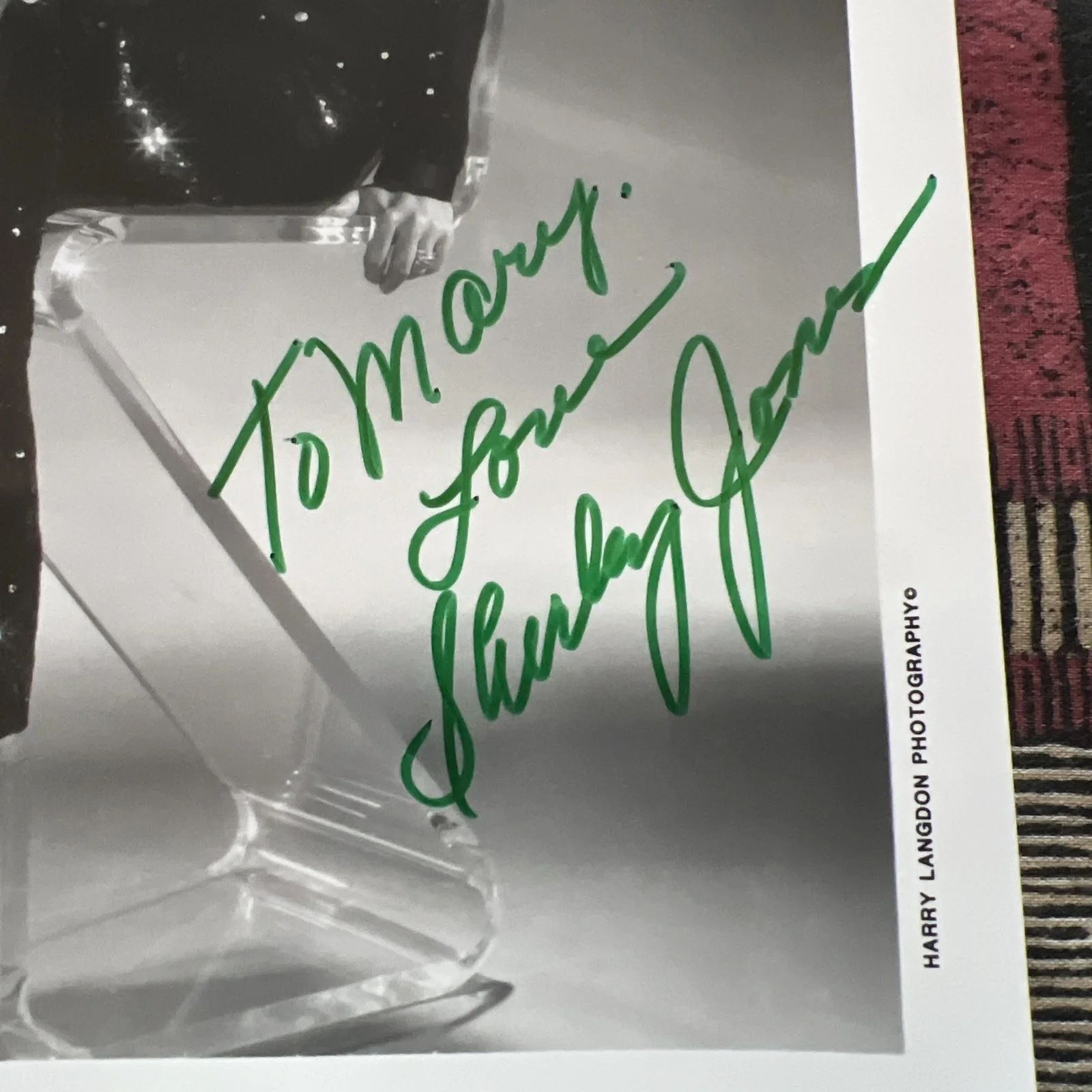 Shirley Jones B&W 8x10 Signed, image 2