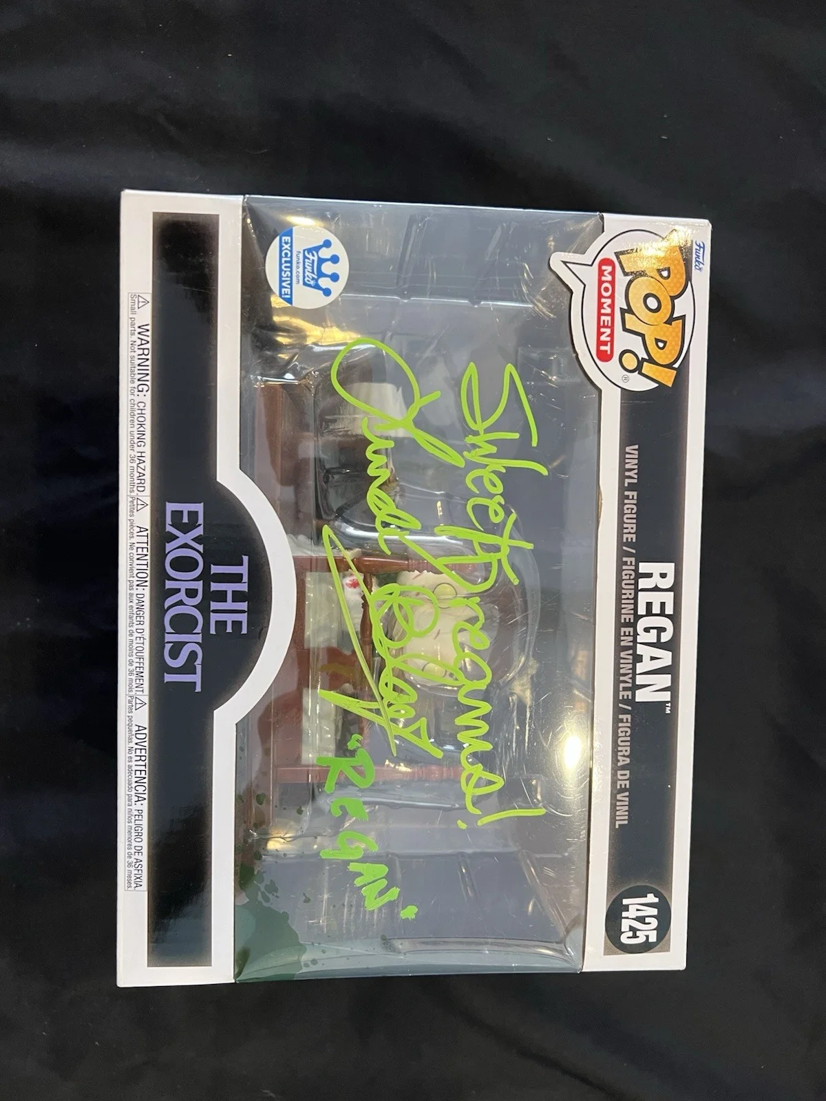 Linda Blair — Linda Blair Signed The Exorcist Regan Funko POP! Limited Edition Moment JSA COA, изображение 2