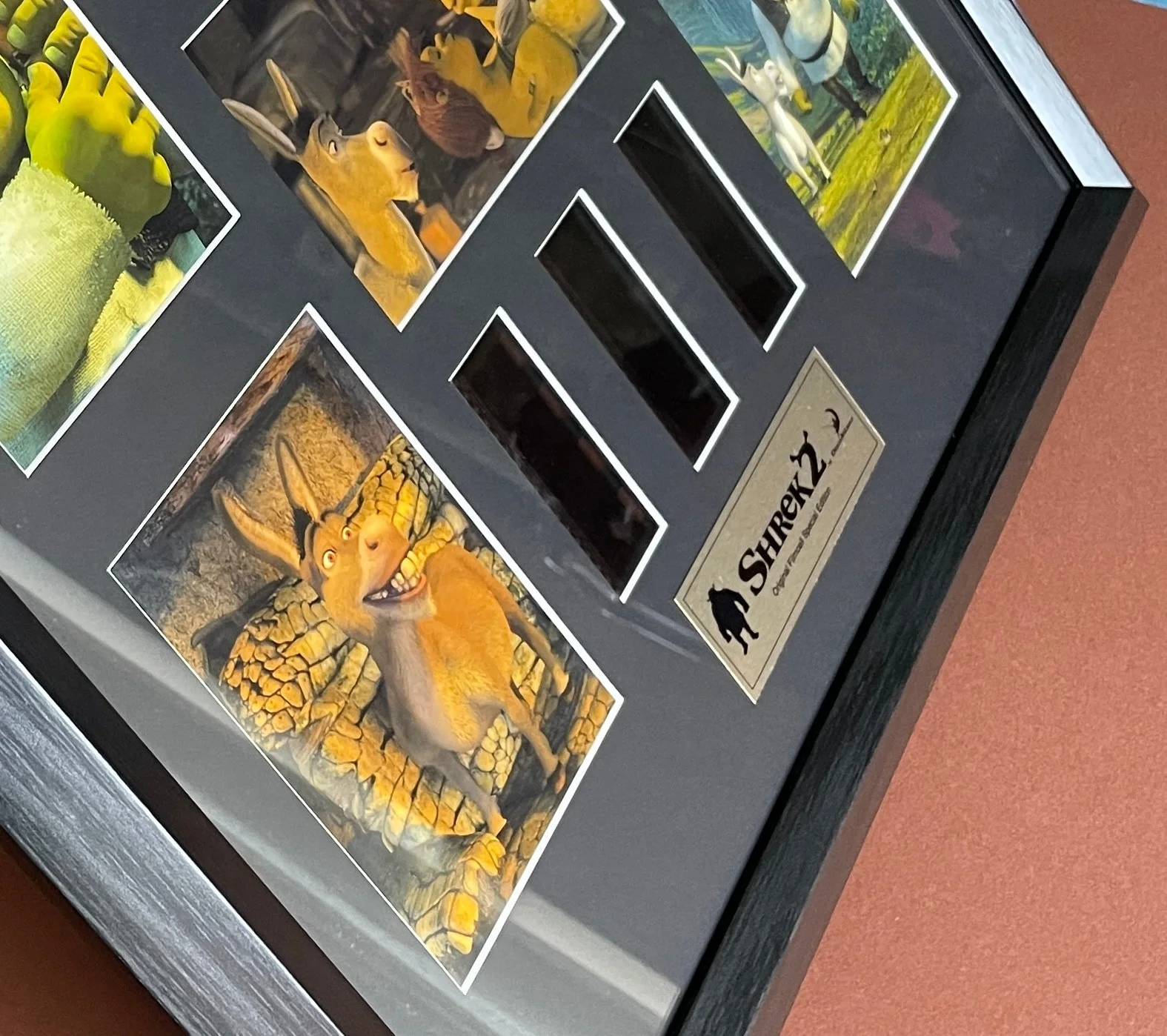 SHREK 2 hand crafted display with 35mm film cells, image 3