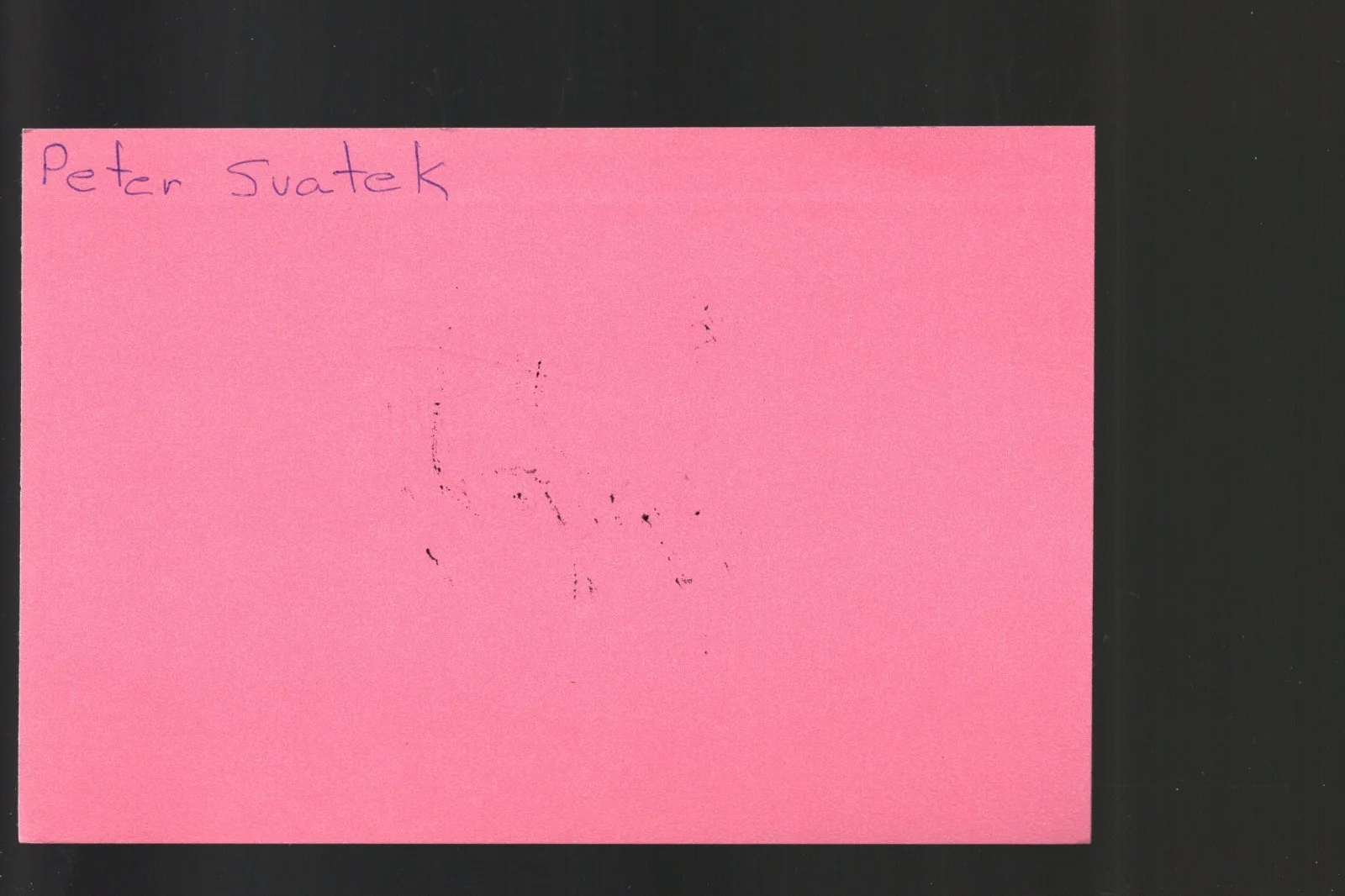Peter Svatek - Director * Signed Index Card * Witchboard 3, Silver Wolf, image 2