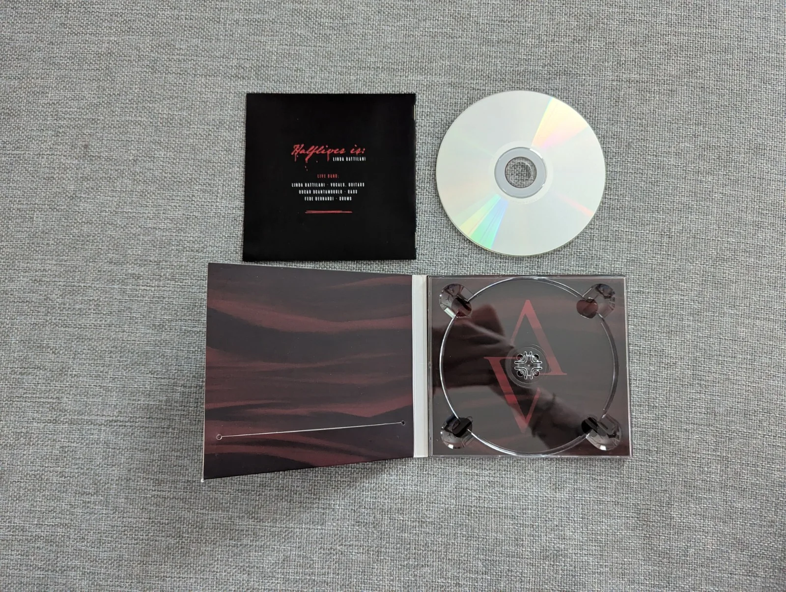 Halflives 'V' Autographed Original Music CD & Booklet Signed by Artist, image 4