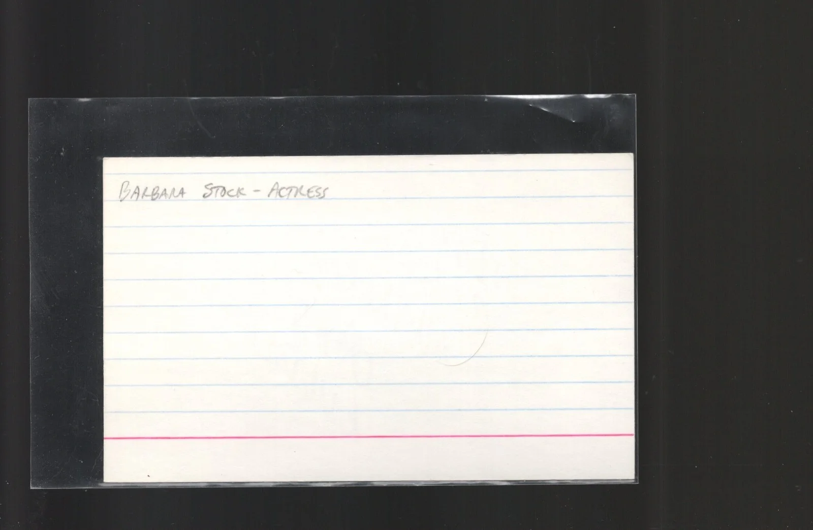 Barbara Stock - Actress * Signed Index Card * Spenser : For Hire, Dallas, изображение 2