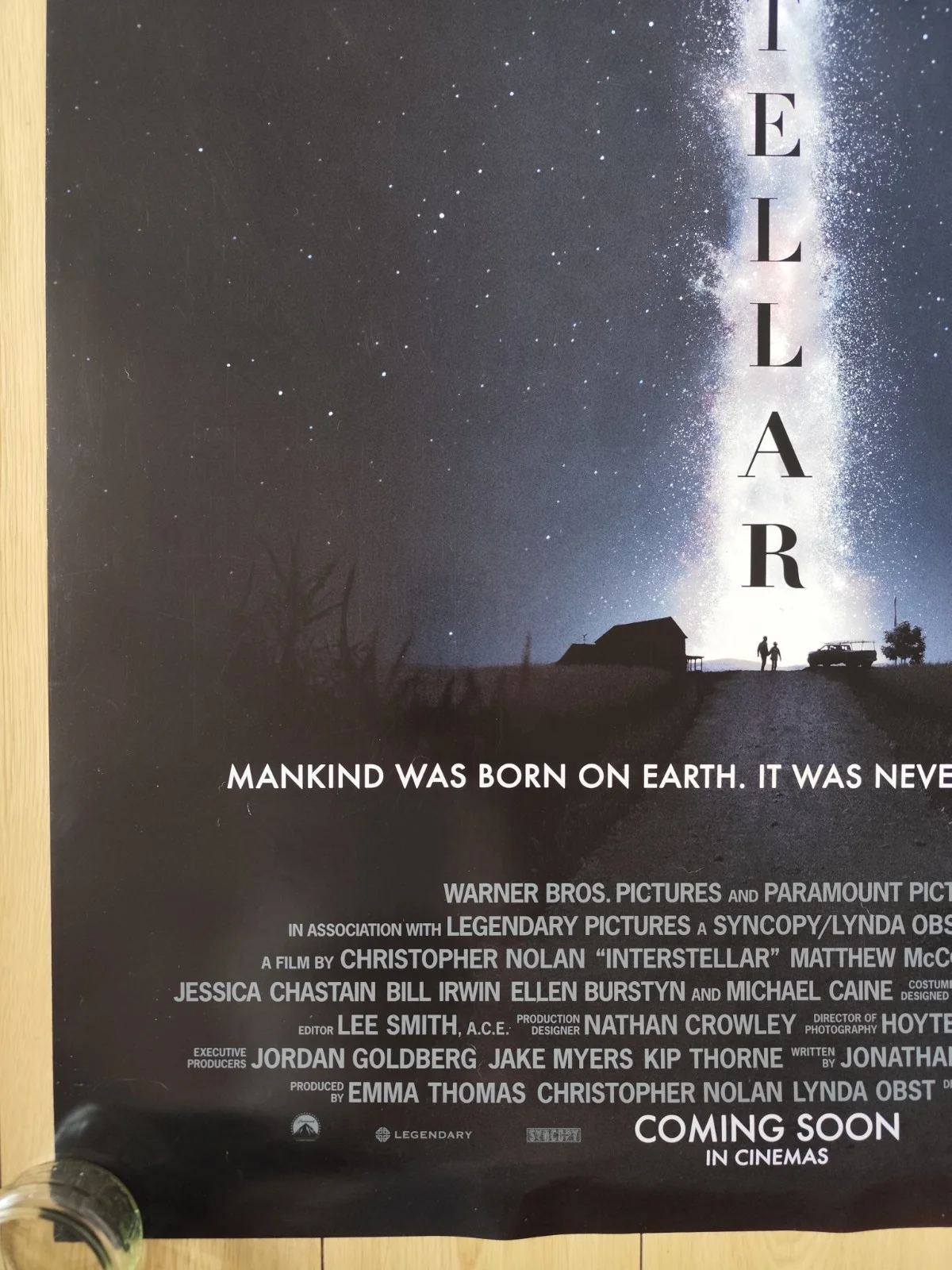 🎯 Interstellar (2014) – Original One‑Sheet – Nolan – 27x40 – Vertical Beam Art, image 3