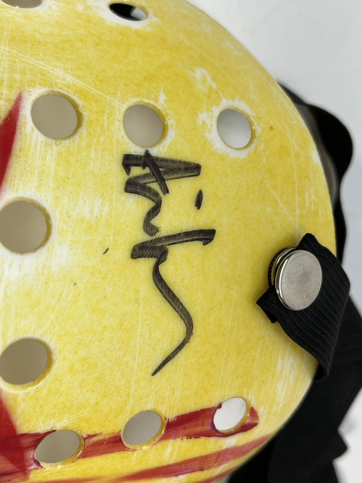 Ari Lehman — Ari Lehman Signed Jason Yellow Hockey Mask Friday The 13th Movie Autographed, изображение 4
