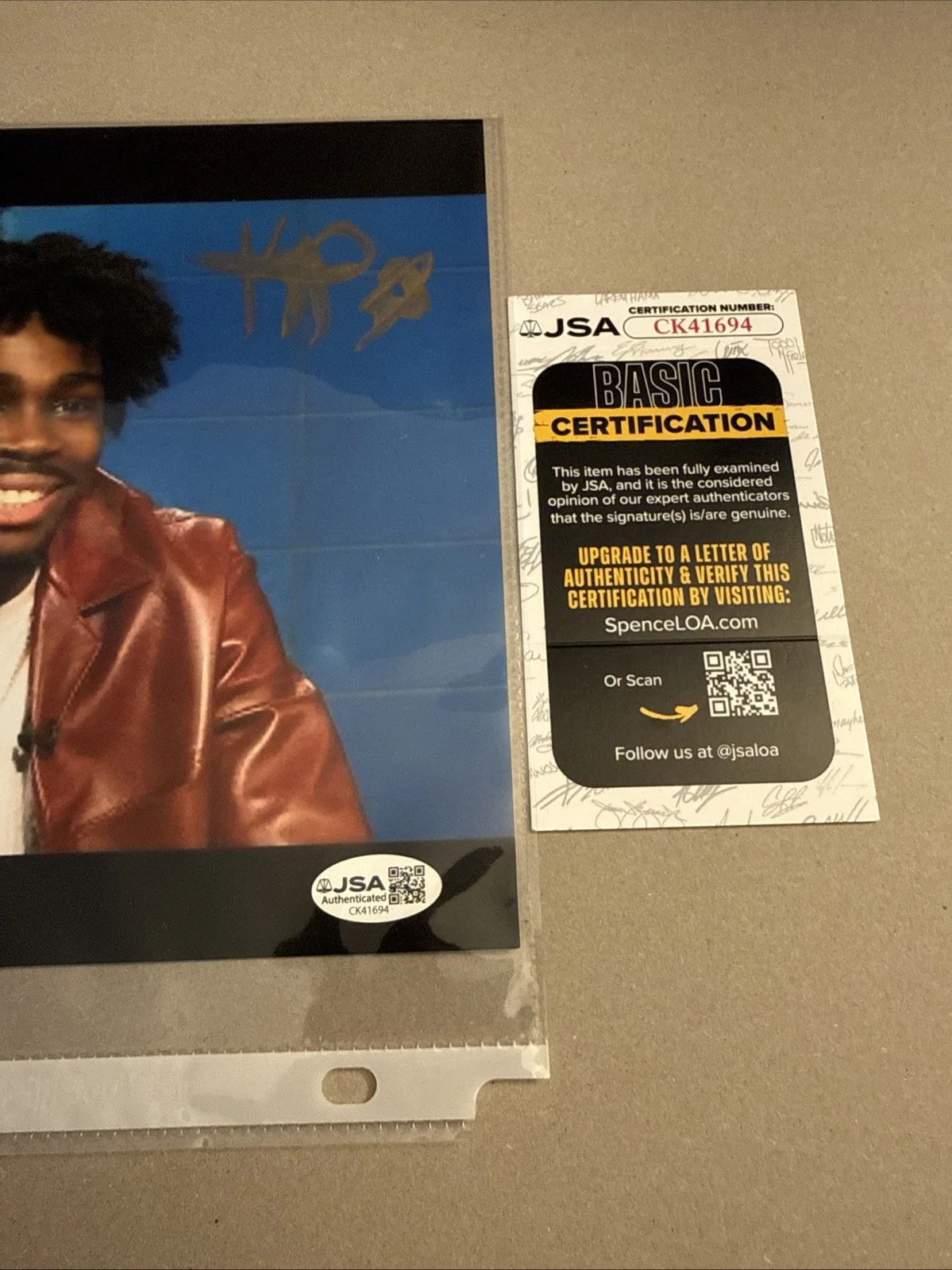 Jsa Kam Patterson Autographed 8x10 Photo, image 3