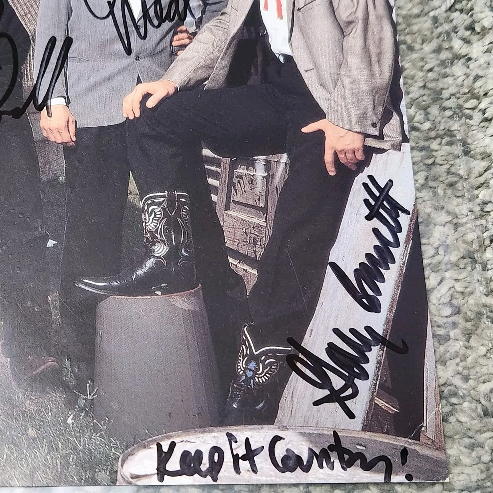 HAND SIGNED BR5-49 Press Photo 8x10 Autograph Keep It Country!, image 5