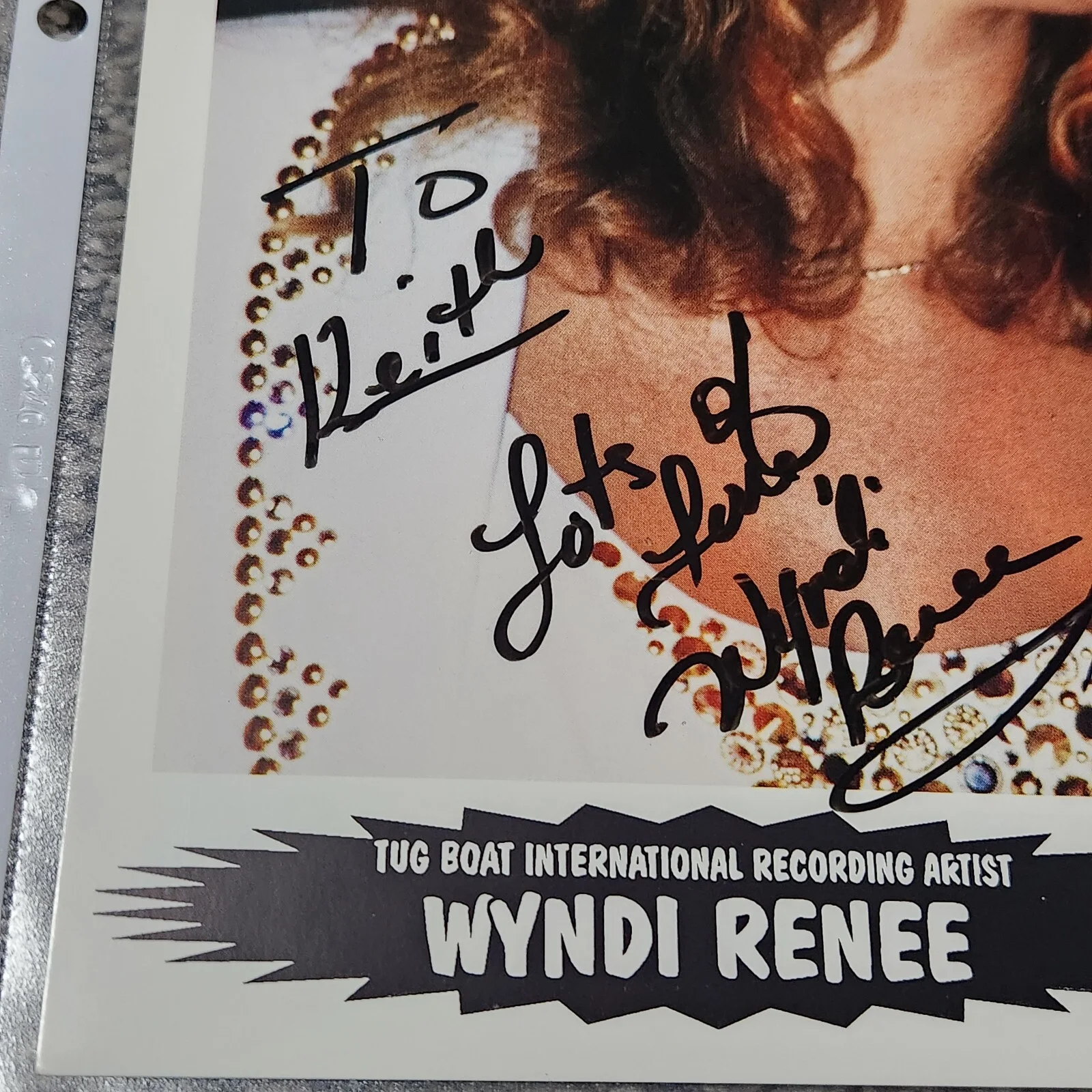Wyndi Renee Autographed 8"x10" Photo Country Singer, изображение 2