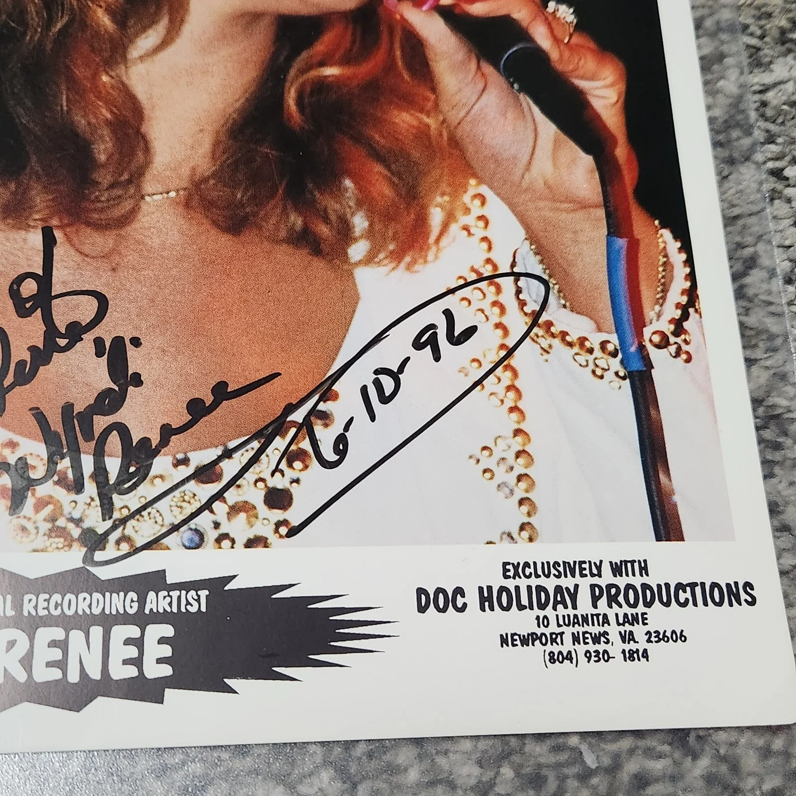 Wyndi Renee Autographed 8"x10" Photo Country Singer, изображение 3