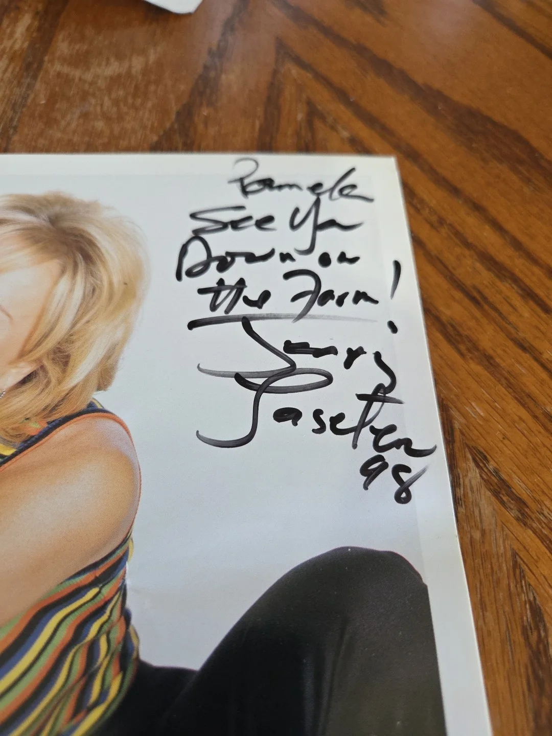 Tanya Tucker And Jerry Laseter Autograph Picture, image 3